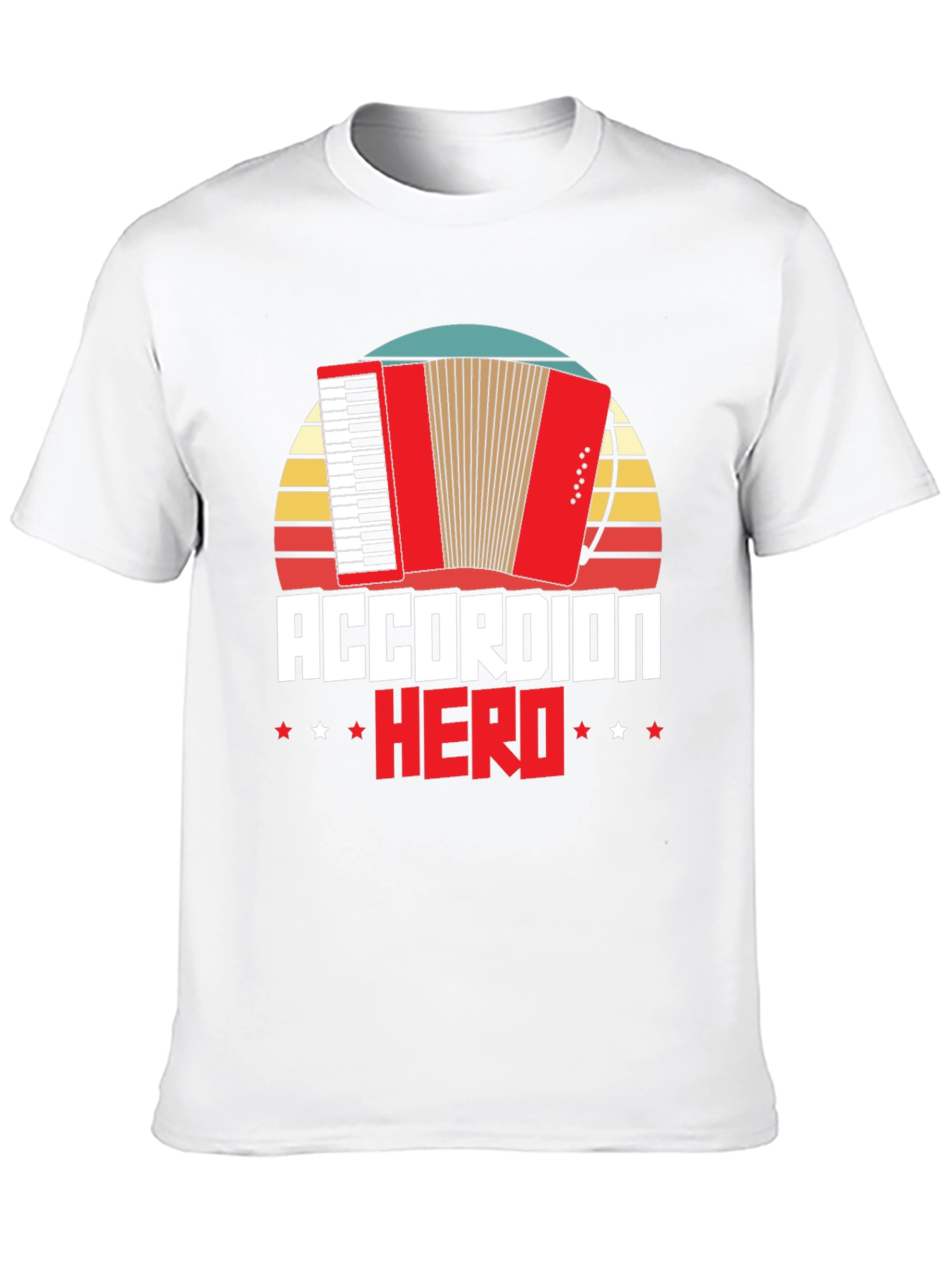 Accordion Hero Graphic Tee Shirt