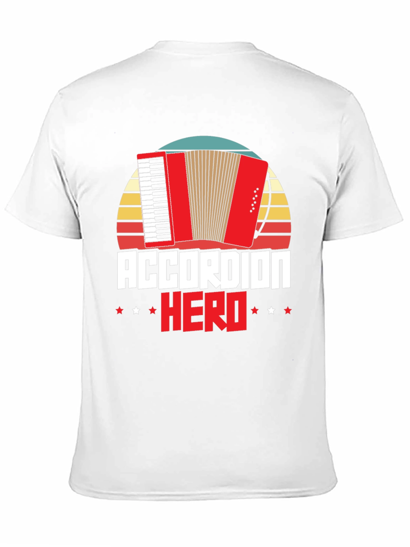 Accordion Hero Graphic Tee Shirt