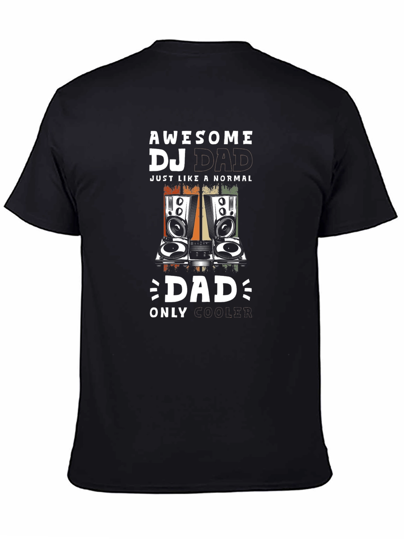Awesome DJ Dad Graphic T-Shirt