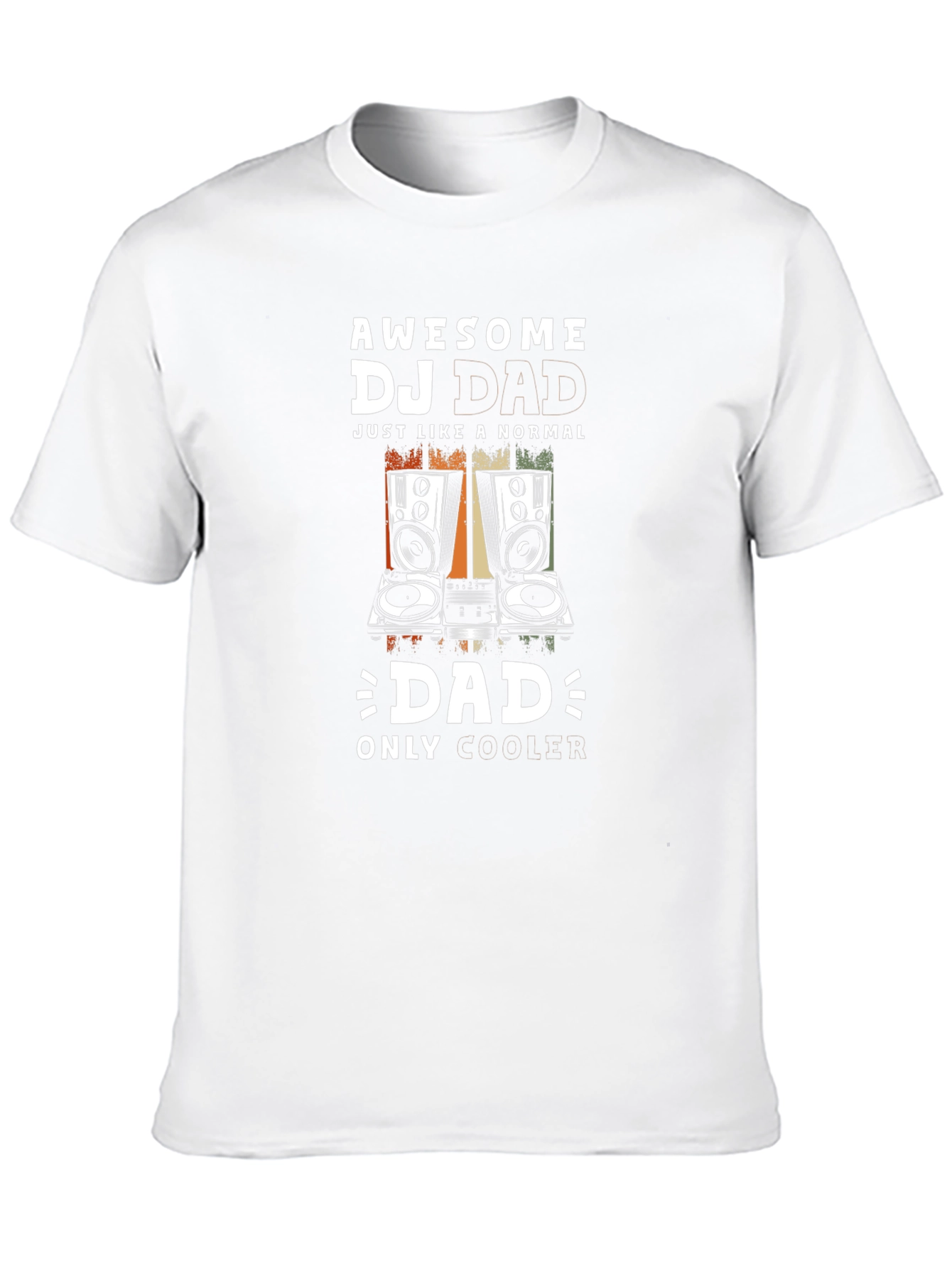 Awesome DJ Dad Graphic T-Shirt