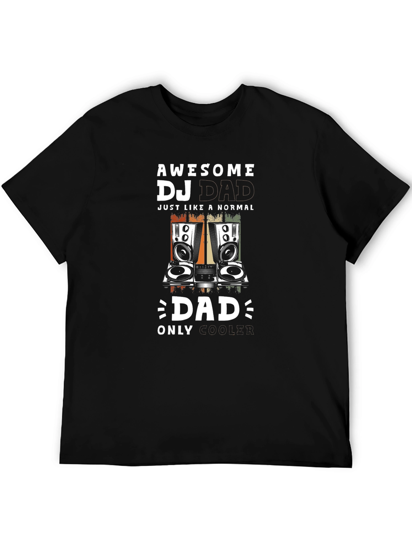 Awesome DJ Dad Graphic T-Shirt