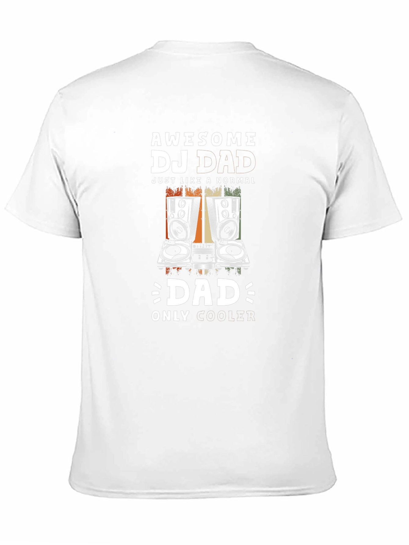 Awesome DJ Dad Graphic T-Shirt