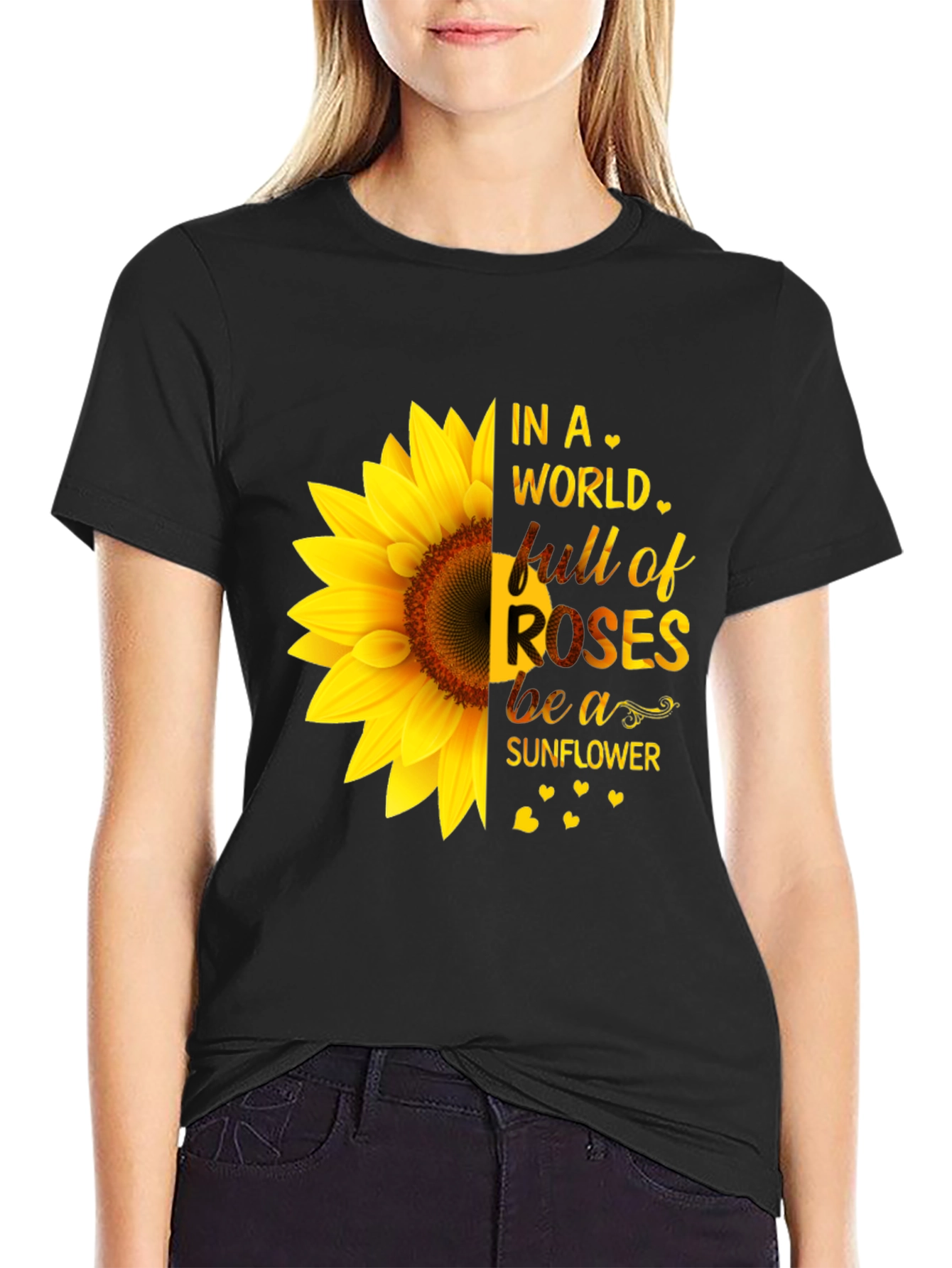 Be a Sunflower Graphic T-Shirt