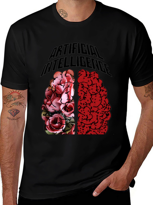 Artificial Intelligence Brain Graphic T-Shirt