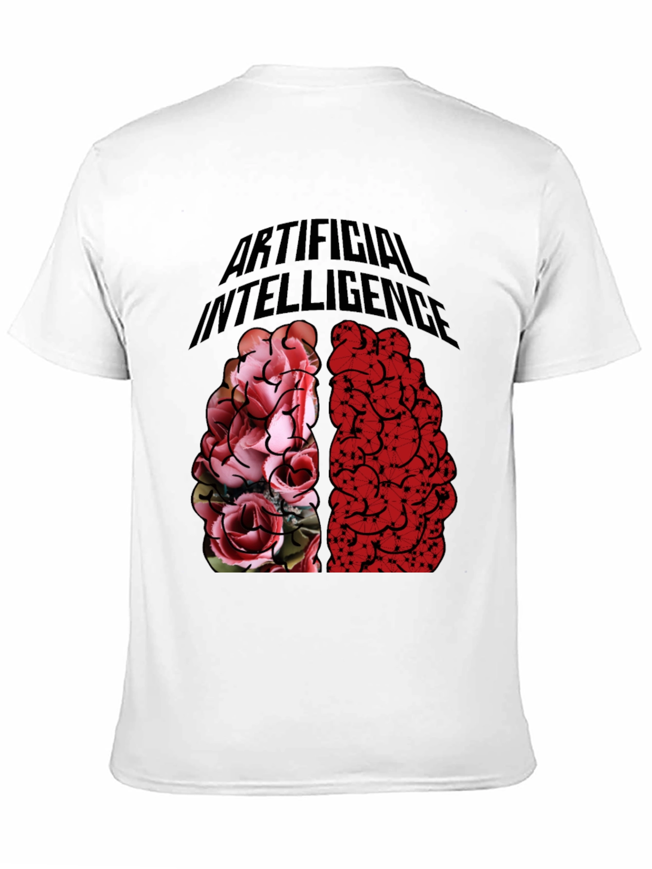Artificial Intelligence Brain Graphic T-Shirt