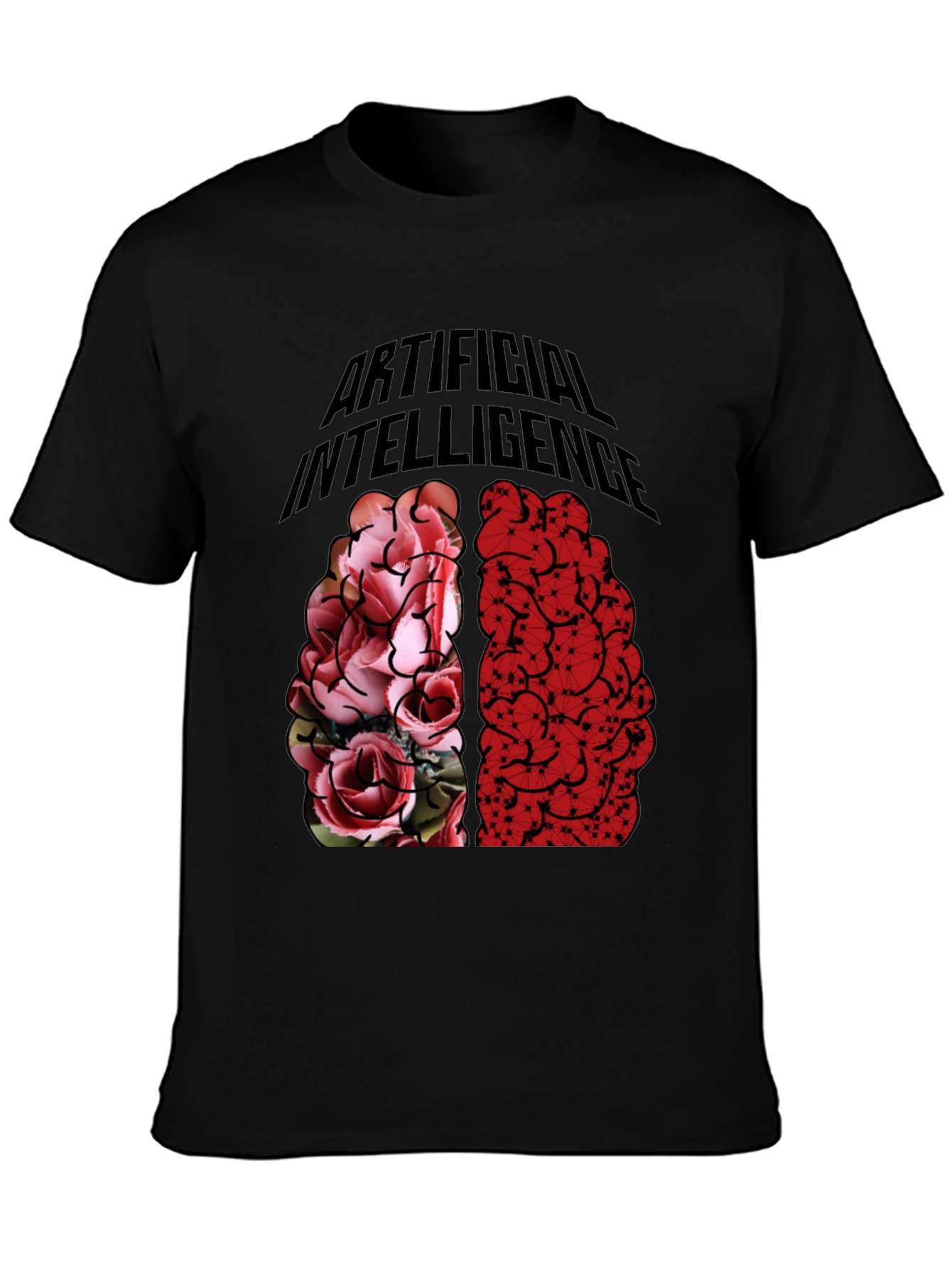 Artificial Intelligence Brain Graphic T-Shirt