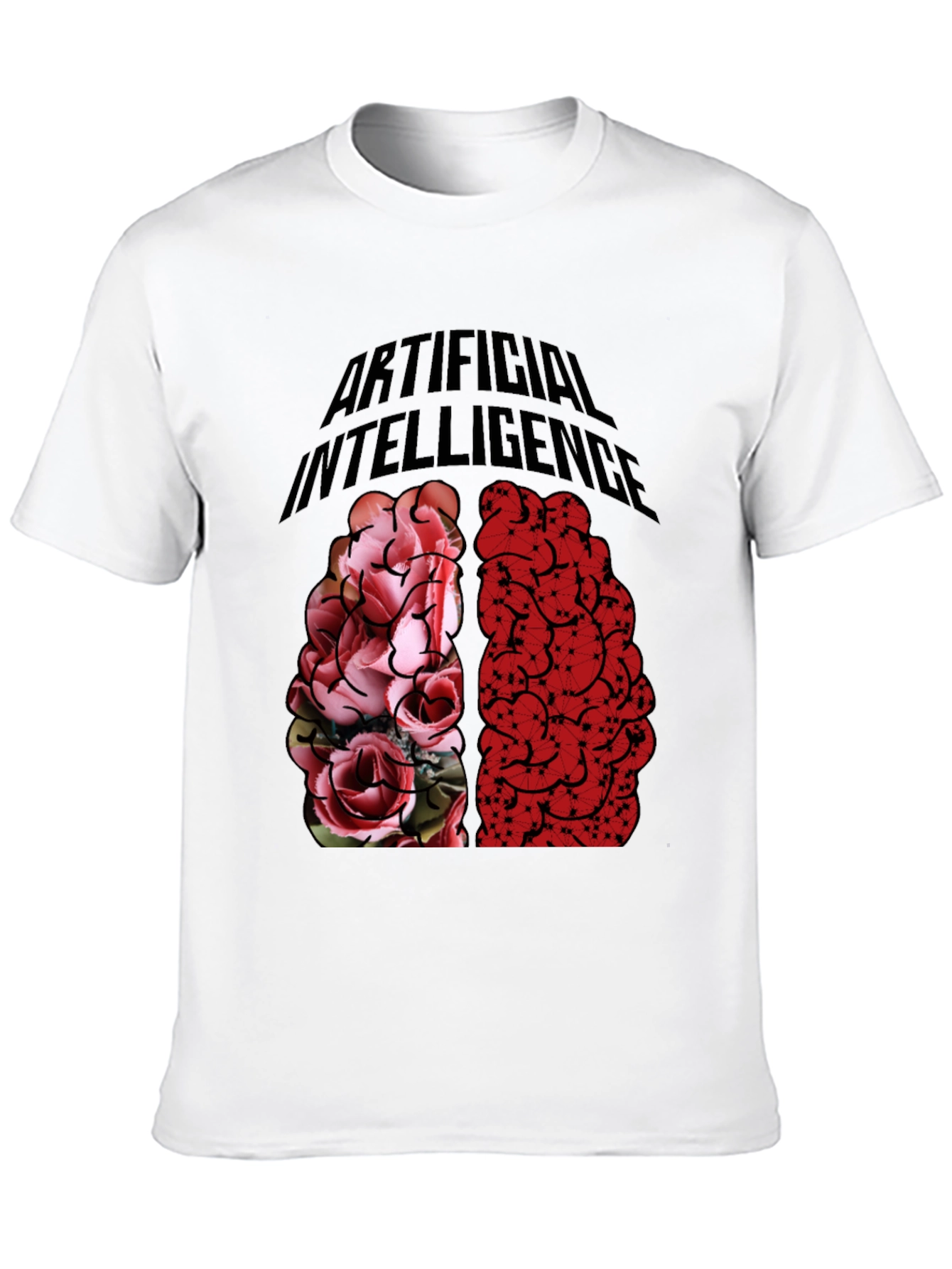 Artificial Intelligence Brain Graphic T-Shirt