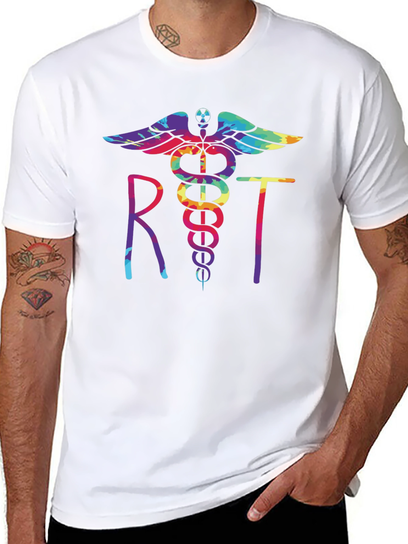 Radiology Tie Dye Graphic T-Shirt