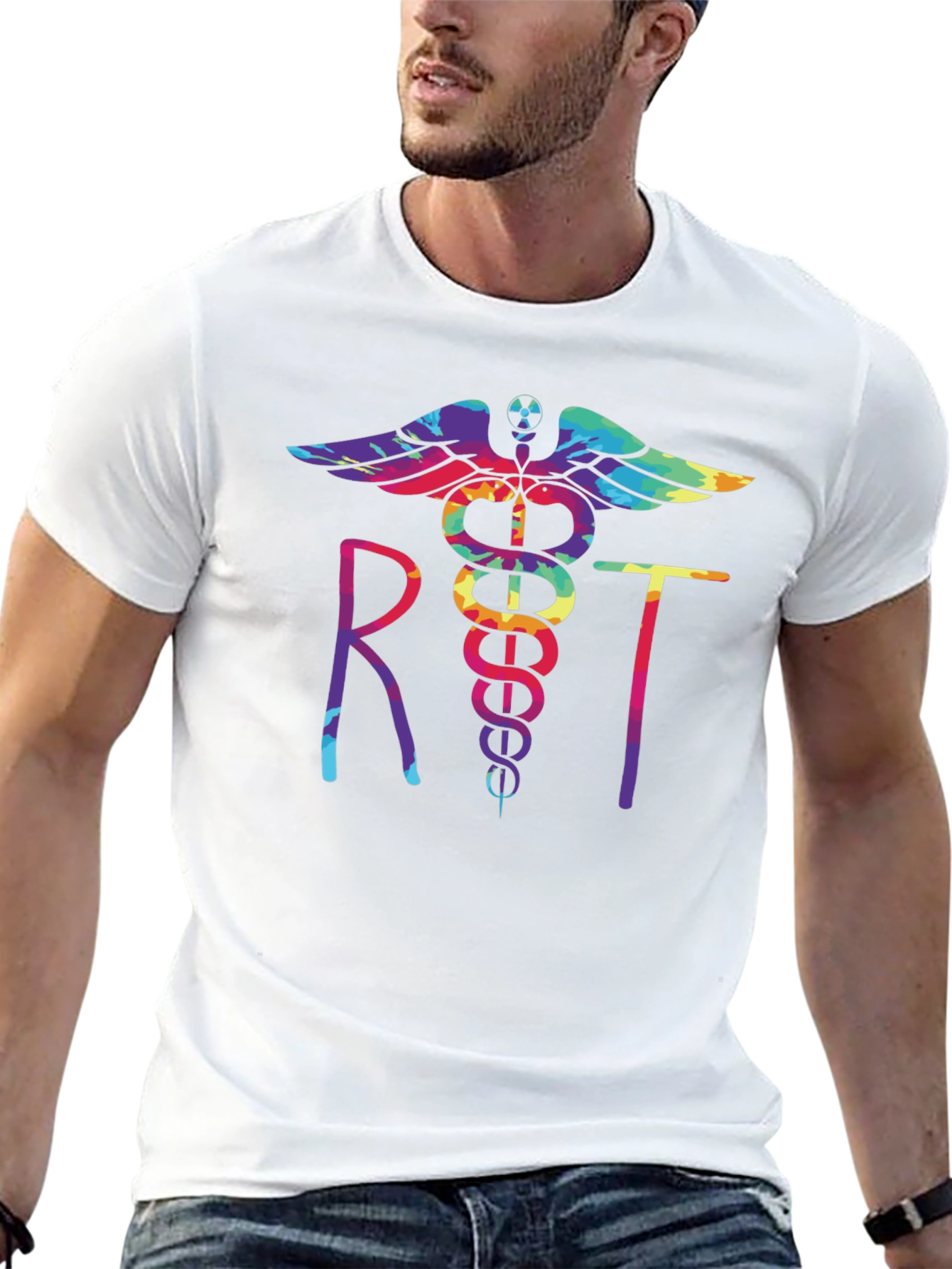 Radiology Tie Dye Graphic T-Shirt