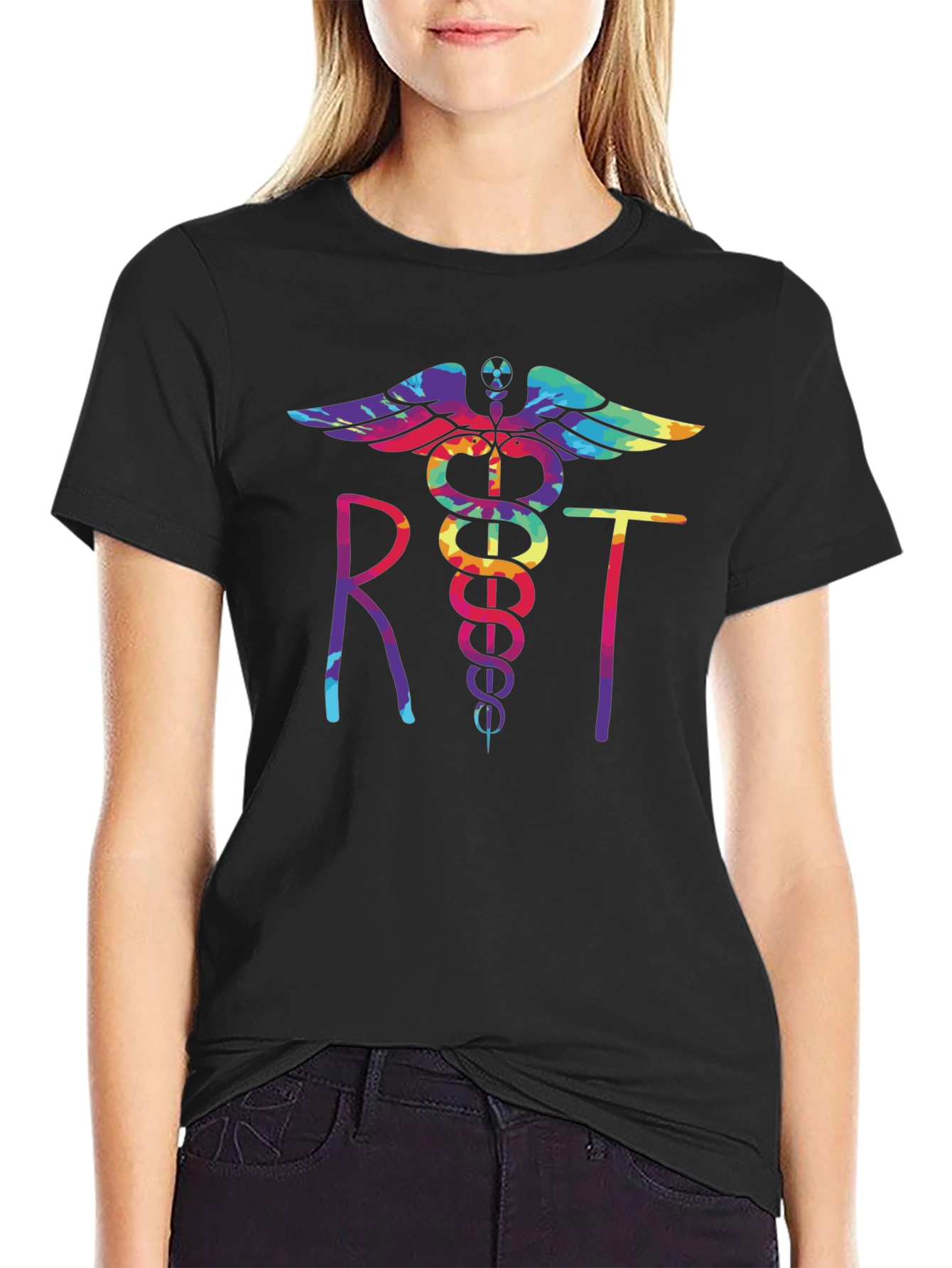 Radiology Tie Dye Graphic T-Shirt