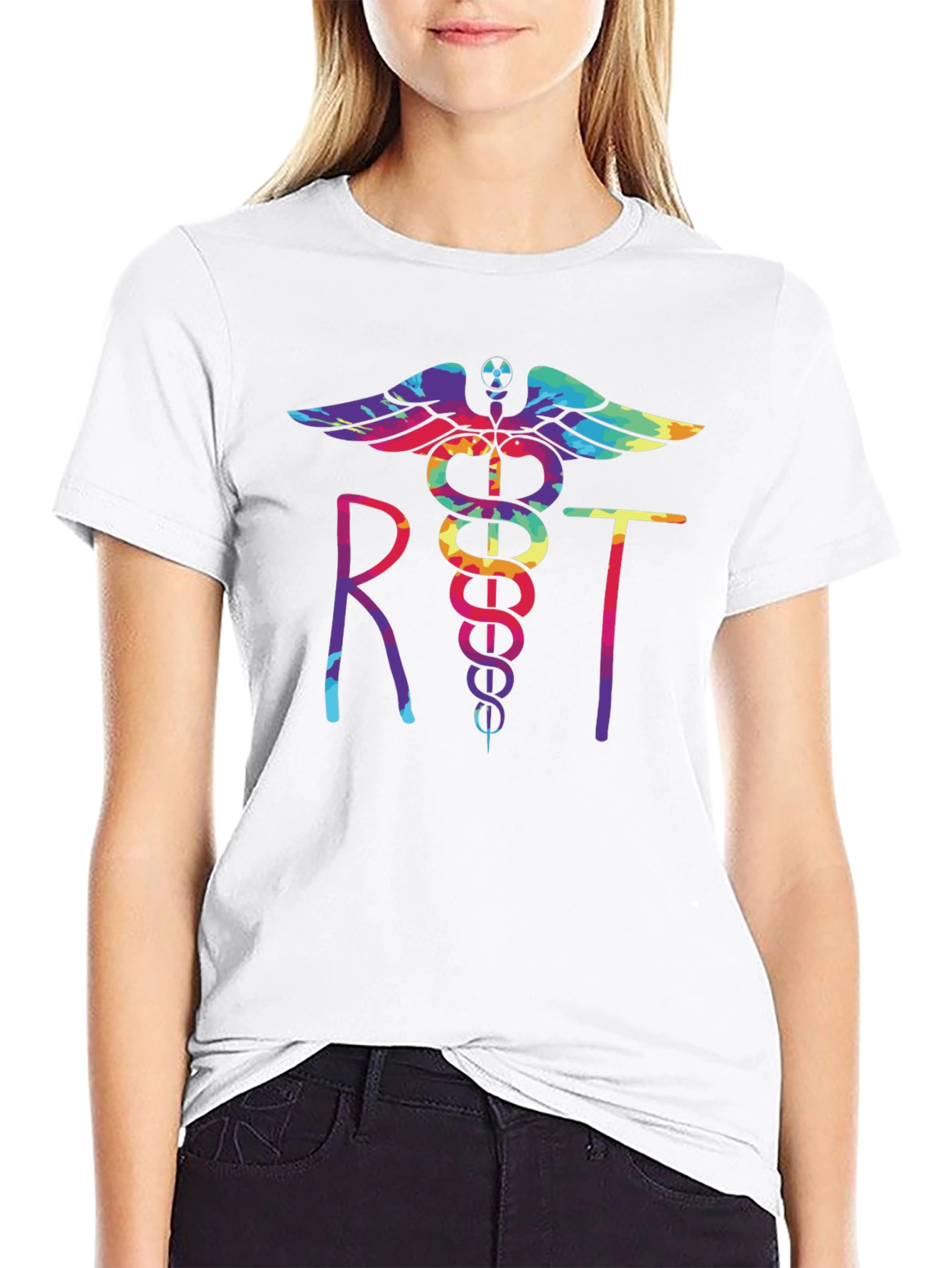 Radiology Tie Dye Graphic T-Shirt