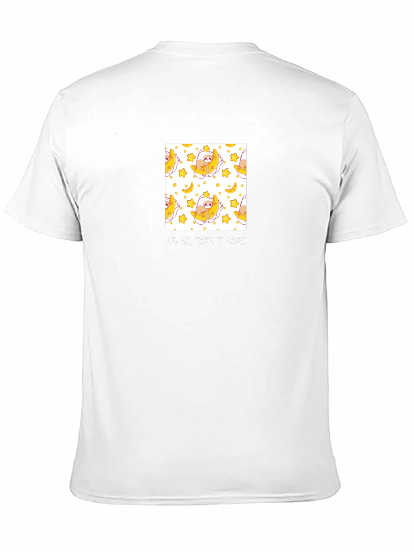 Relax Take it Easy Sloth Moon T-Shirt