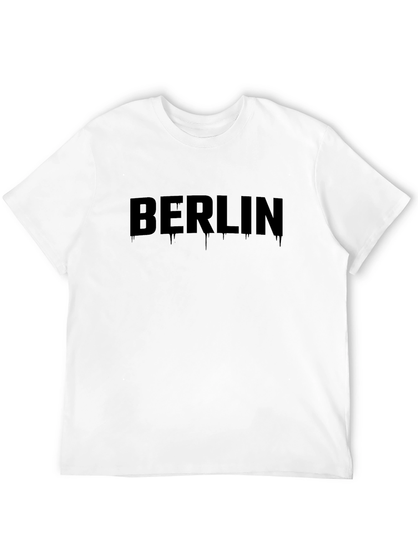 Berlin Graphic Tee - Mens Black Casual T-Shirt