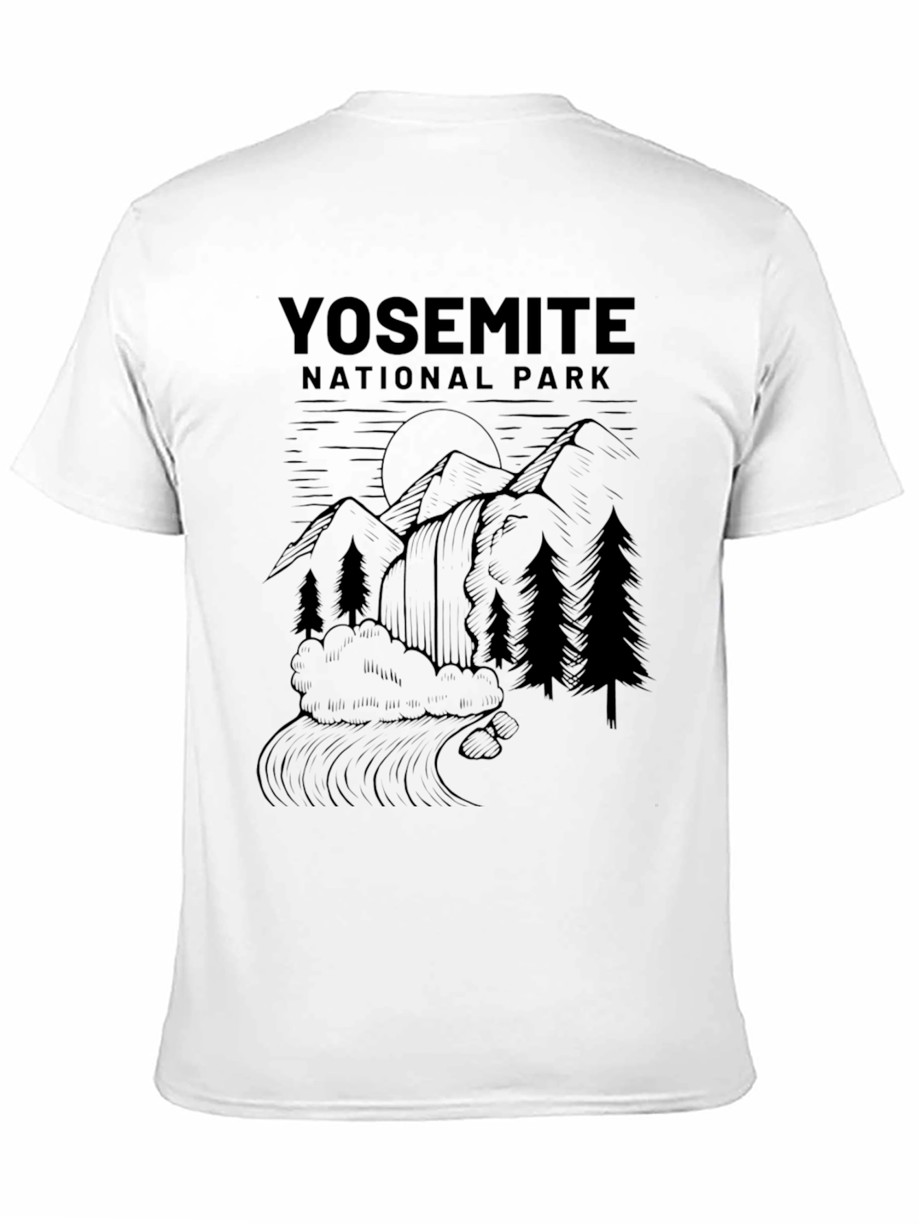 Yosemite National Park Graphic Tee - Black