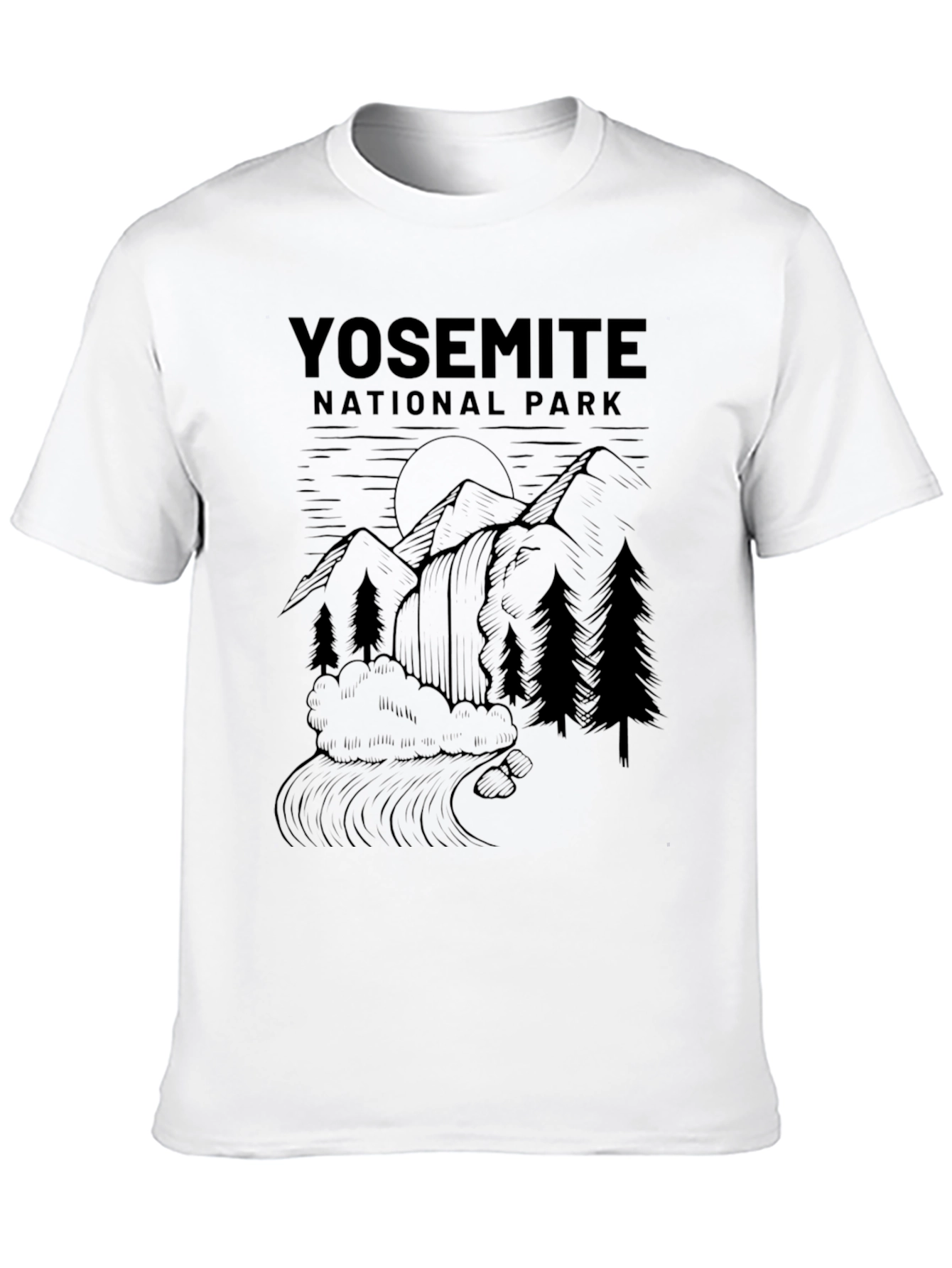 Yosemite National Park Graphic Tee - Black