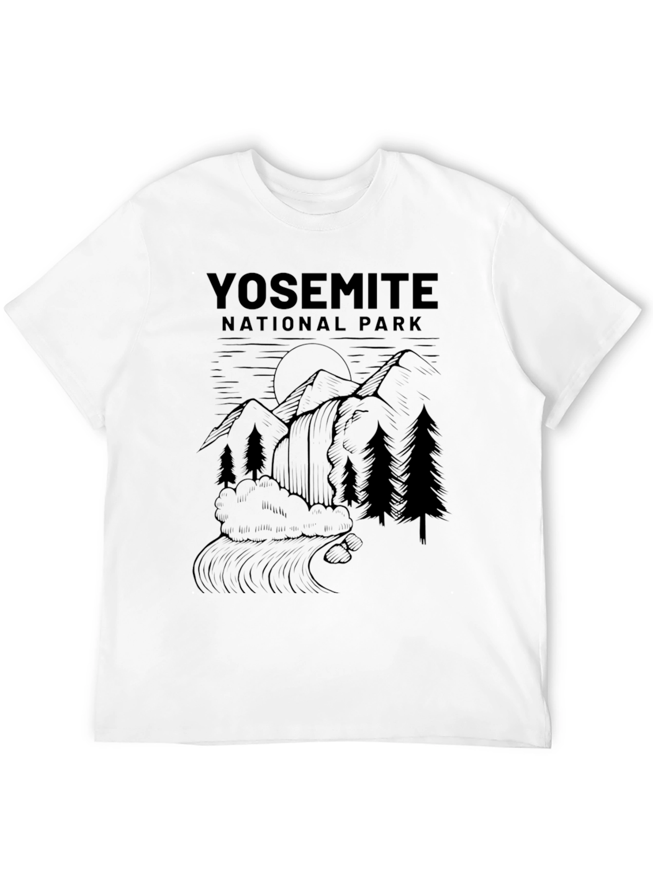 Yosemite National Park Graphic Tee - Black