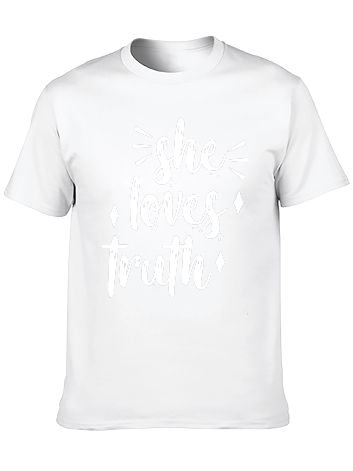 She Loves Truth Graphic Tee - Black T-Shirt
