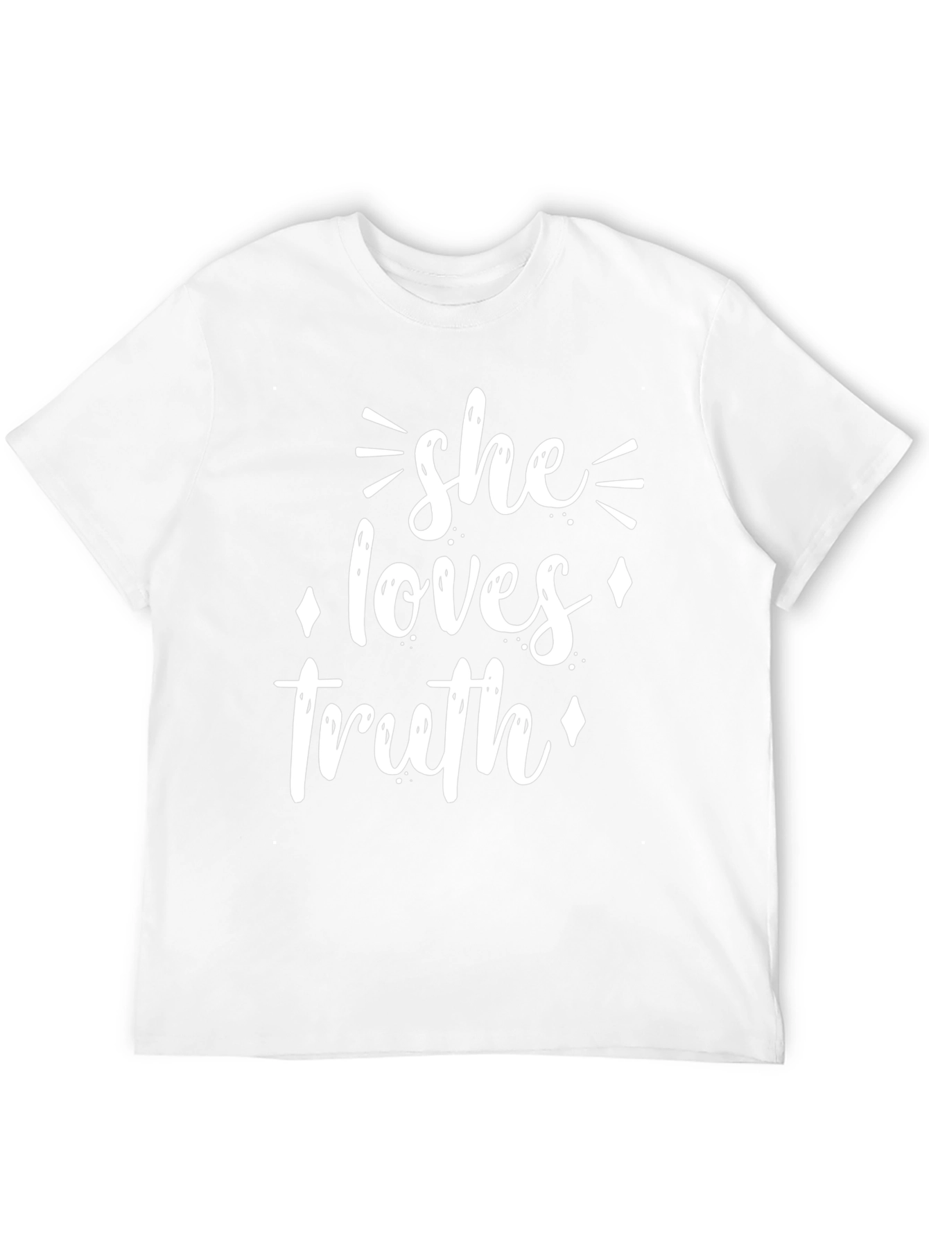 She Loves Truth Graphic Tee - Black T-Shirt
