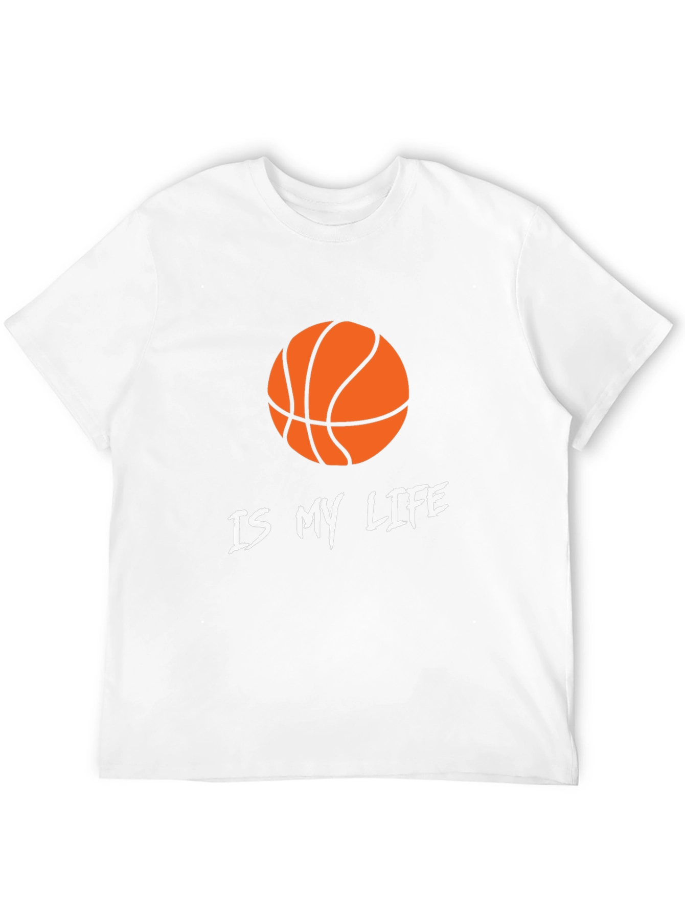 Basketball Is My Life Graphic Tee - Black