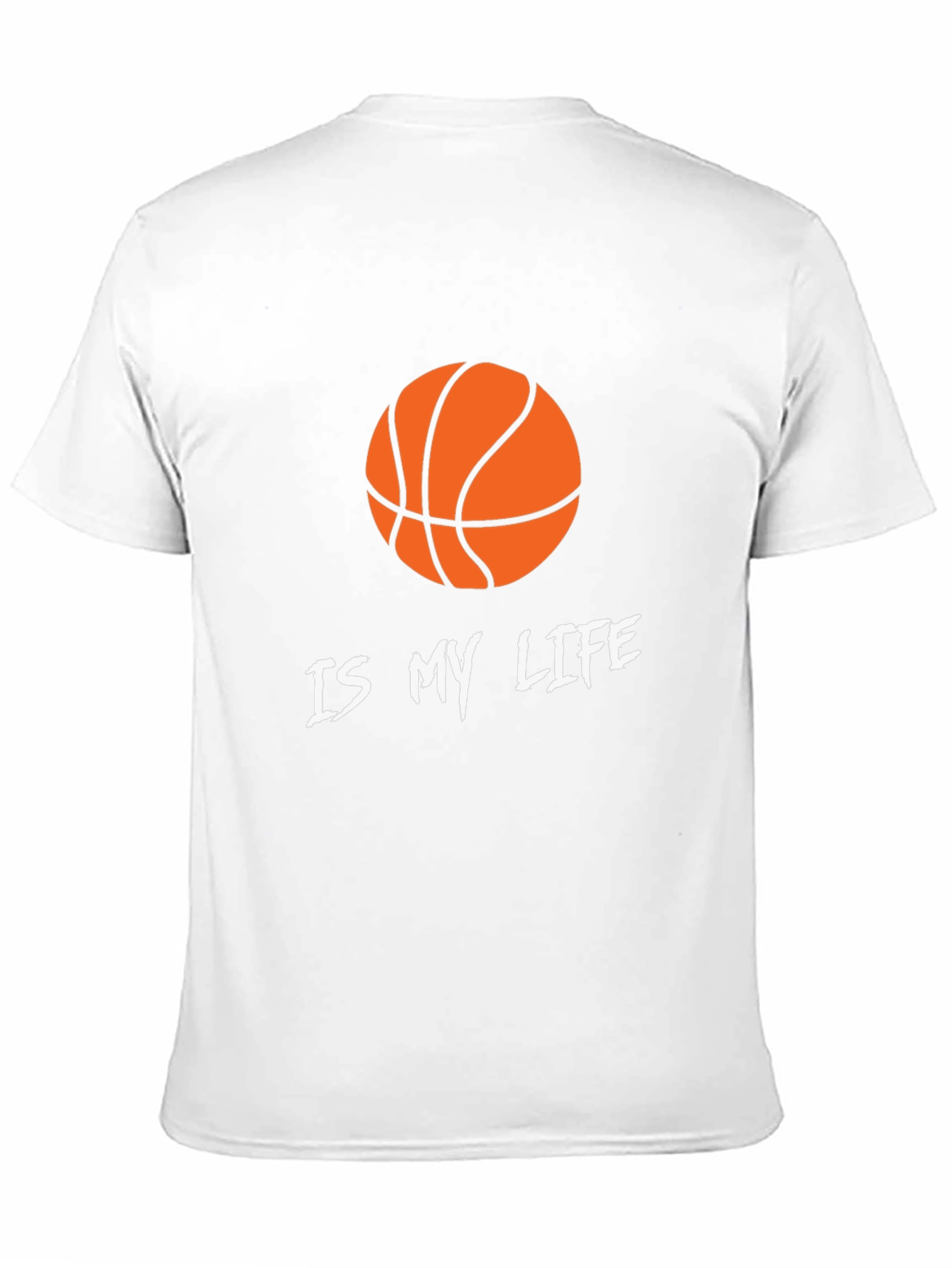 Basketball Is My Life Graphic Tee - Black