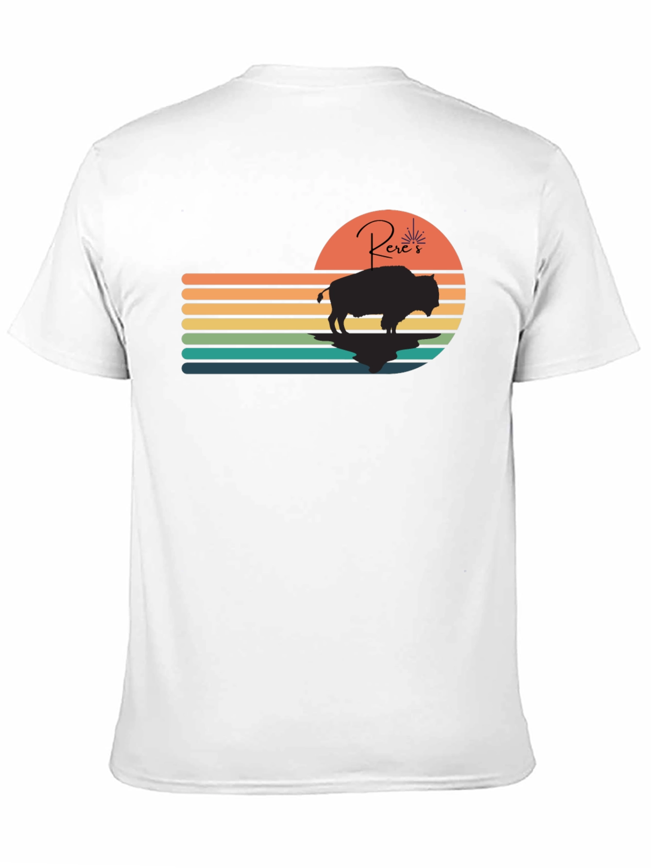 Retro Sunset Buffalo Tee