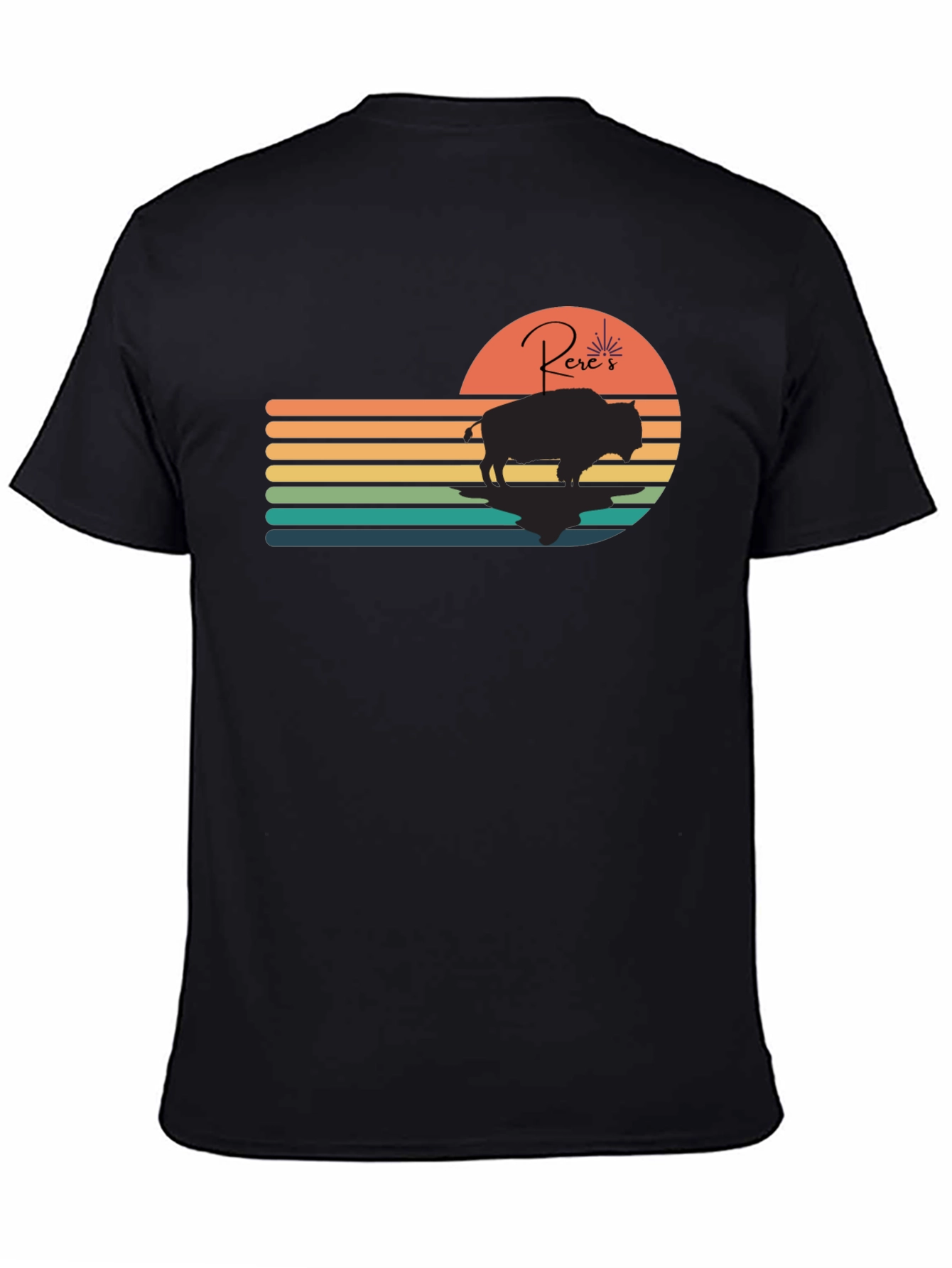 Retro Sunset Buffalo Tee