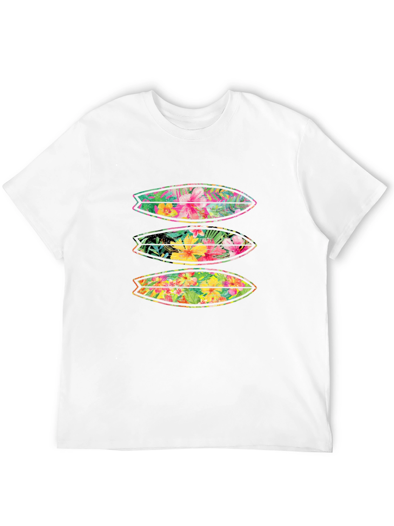 Tropical Surfboard Print Tee