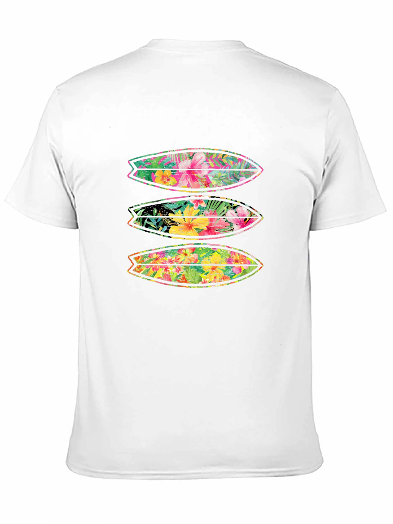 Tropical Surfboard Print Tee