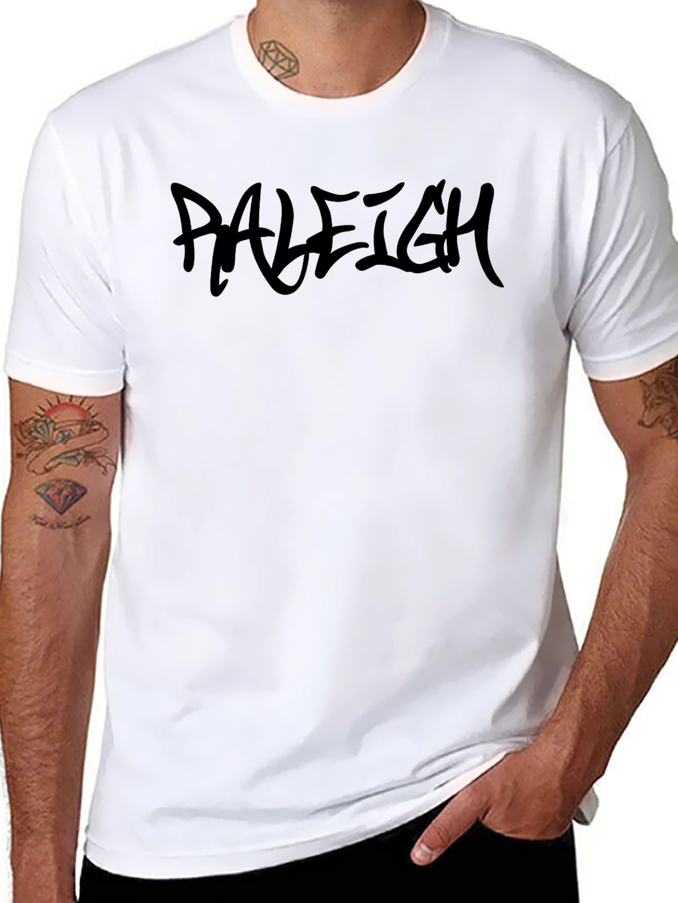 Raleigh Graphic T-Shirt - Bold Urban Style