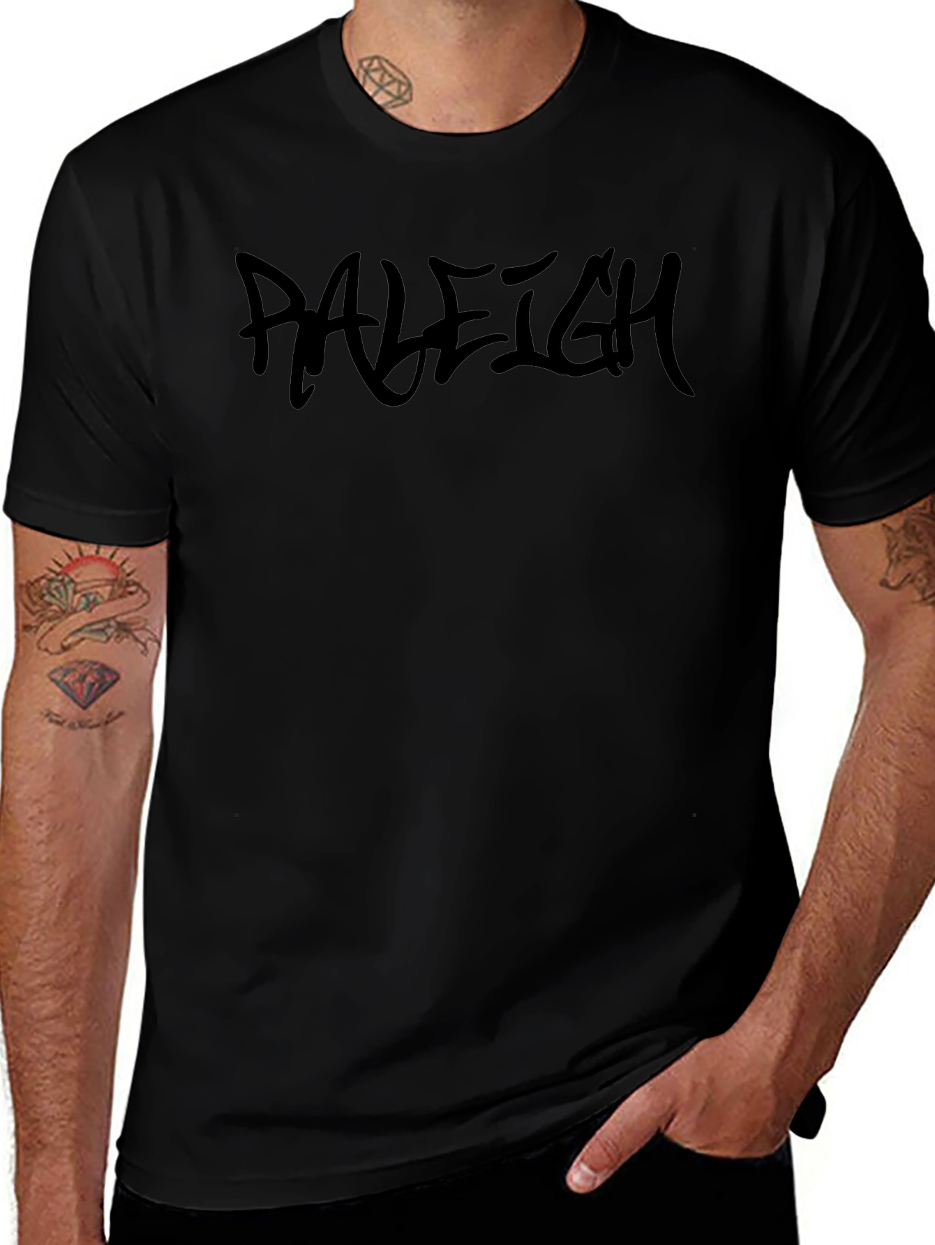 Raleigh Graphic T-Shirt - Bold Urban Style