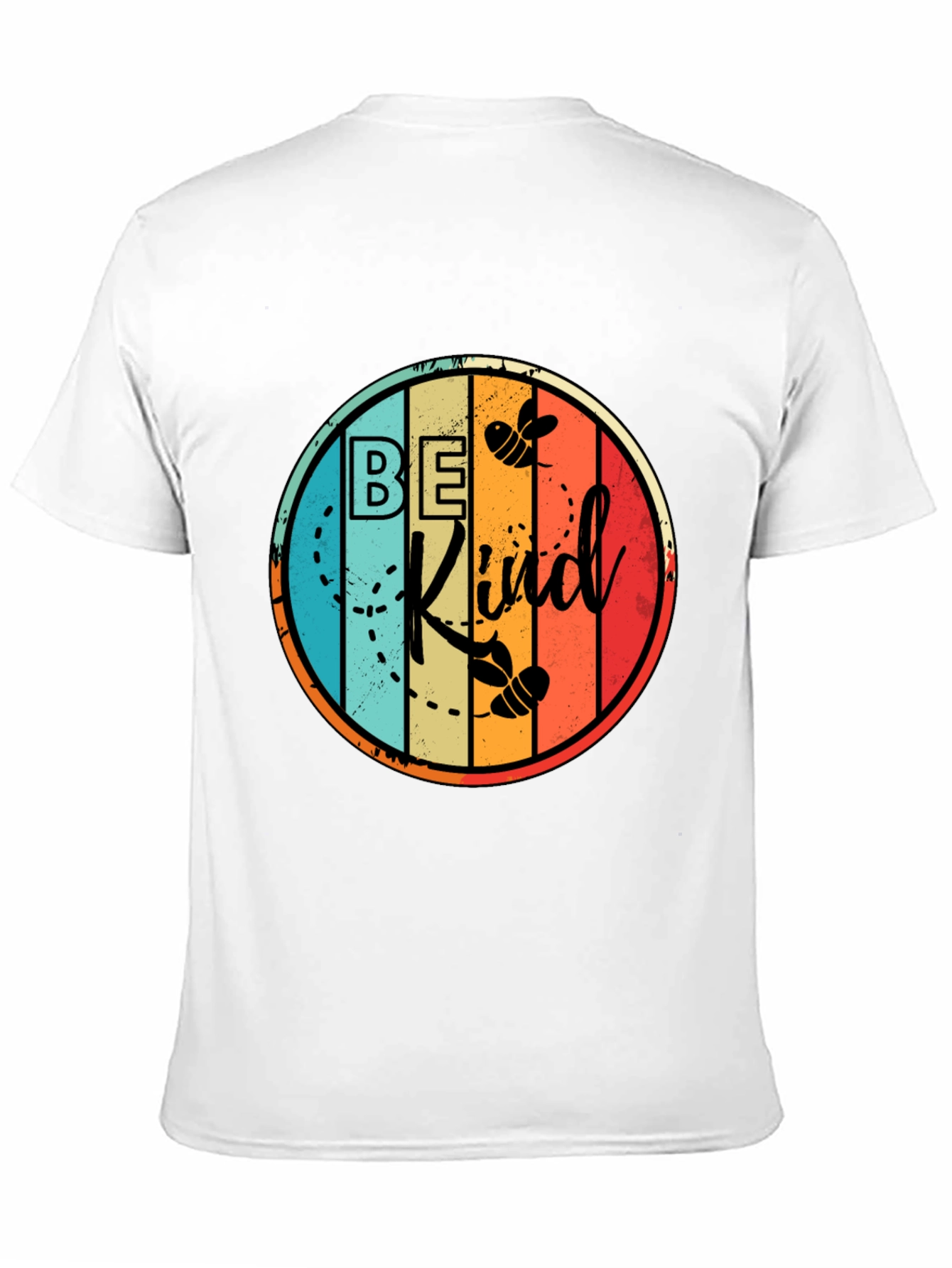 Be Kind Bee Graphic Black T-Shirt