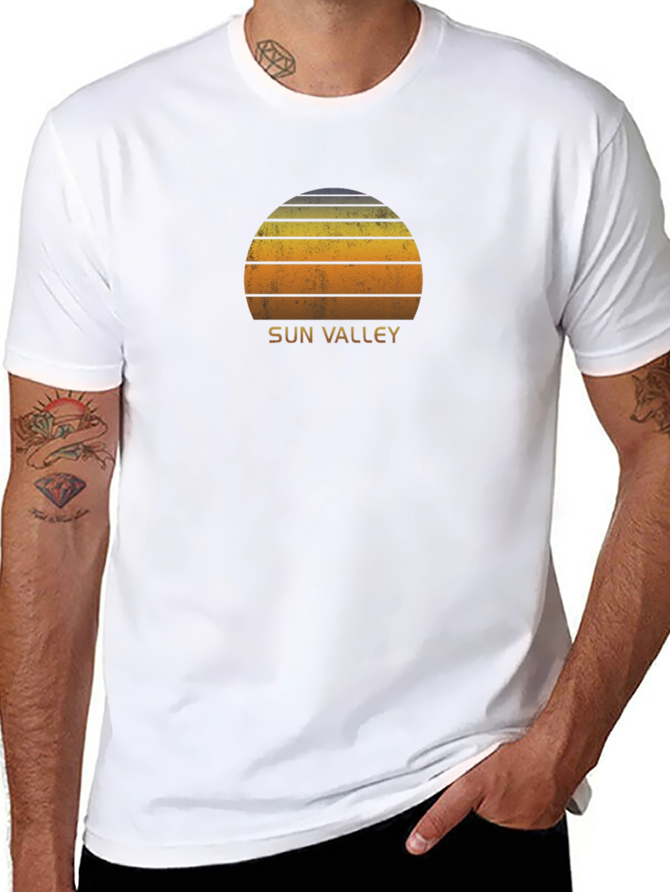 Sun Valley Retro Sunset Graphic Tee