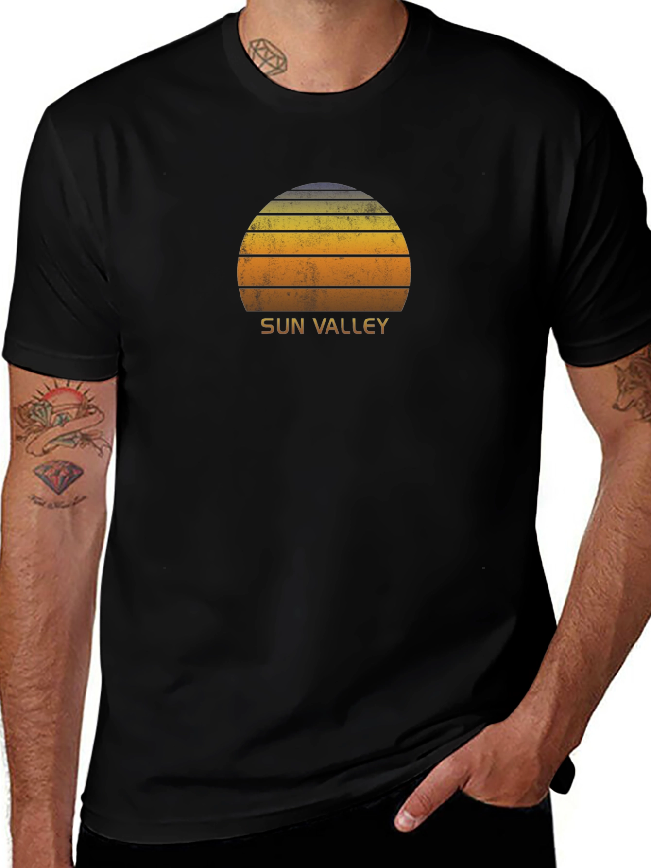 Sun Valley Retro Sunset Graphic Tee
