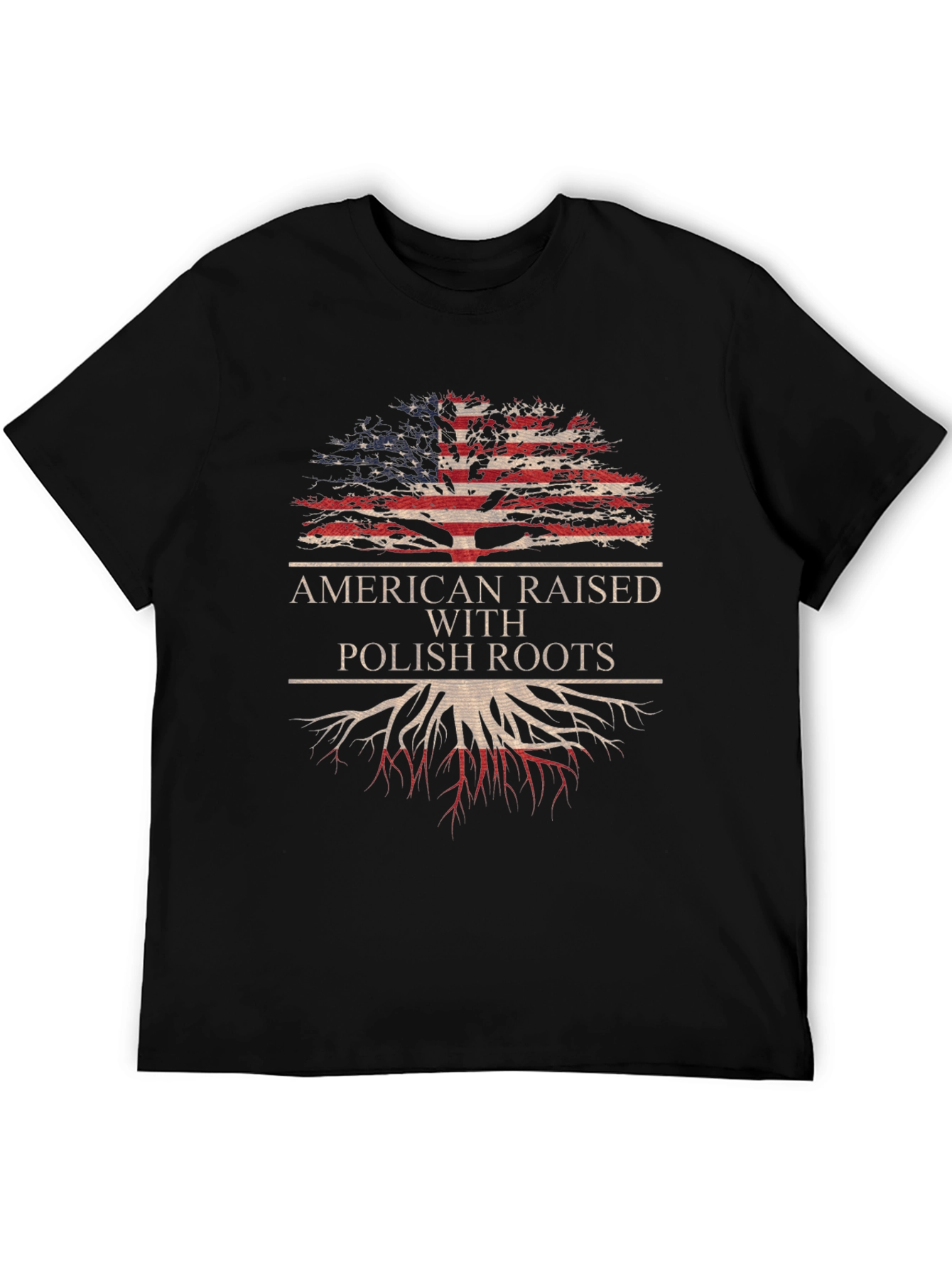 American Raised with Polish Roots Tee
