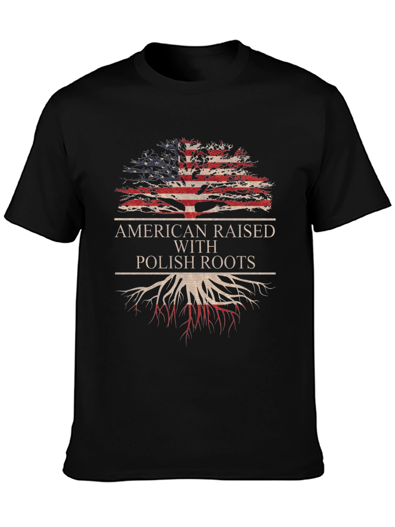 American Raised with Polish Roots Tee