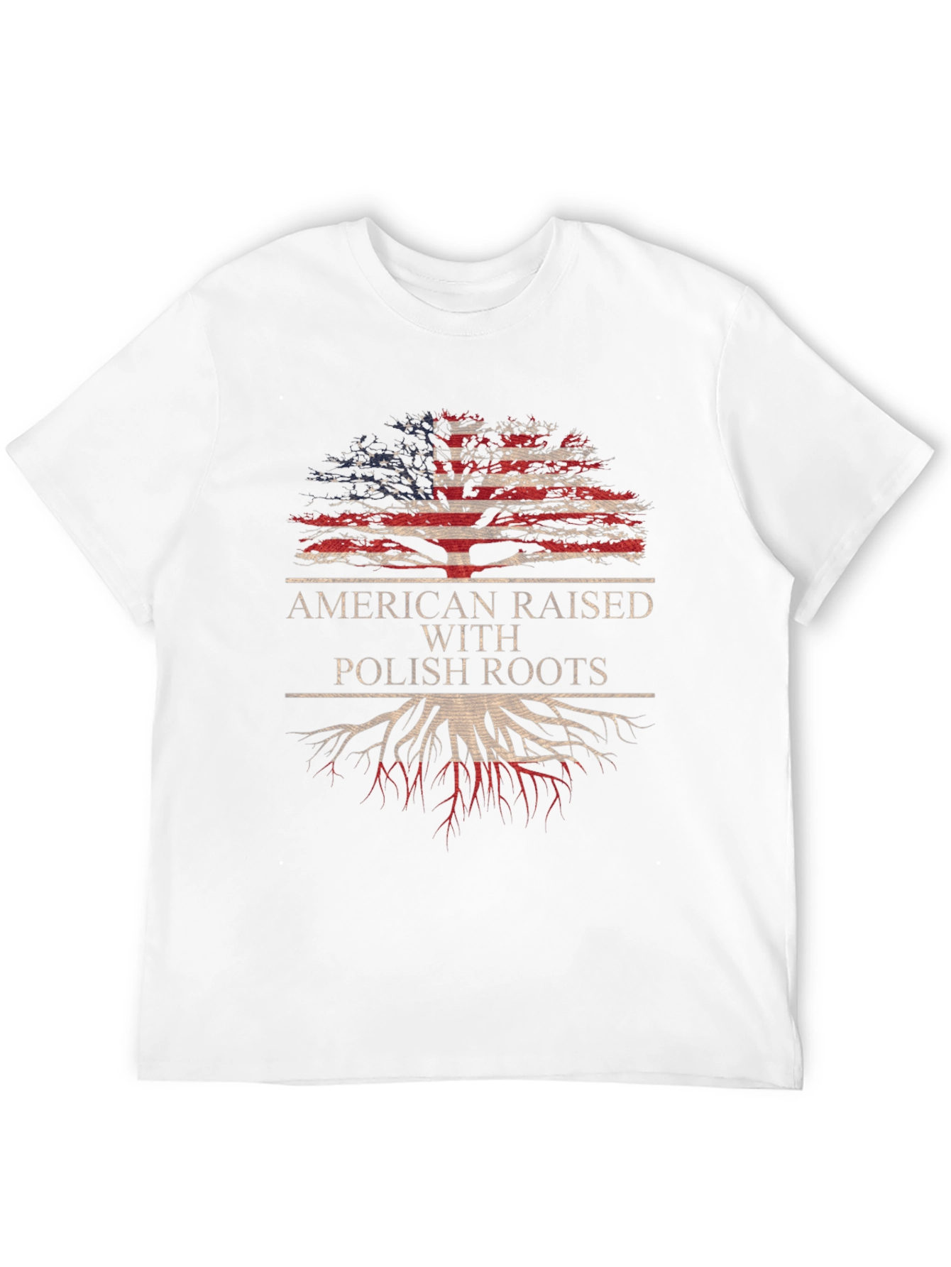 American Raised with Polish Roots Tee