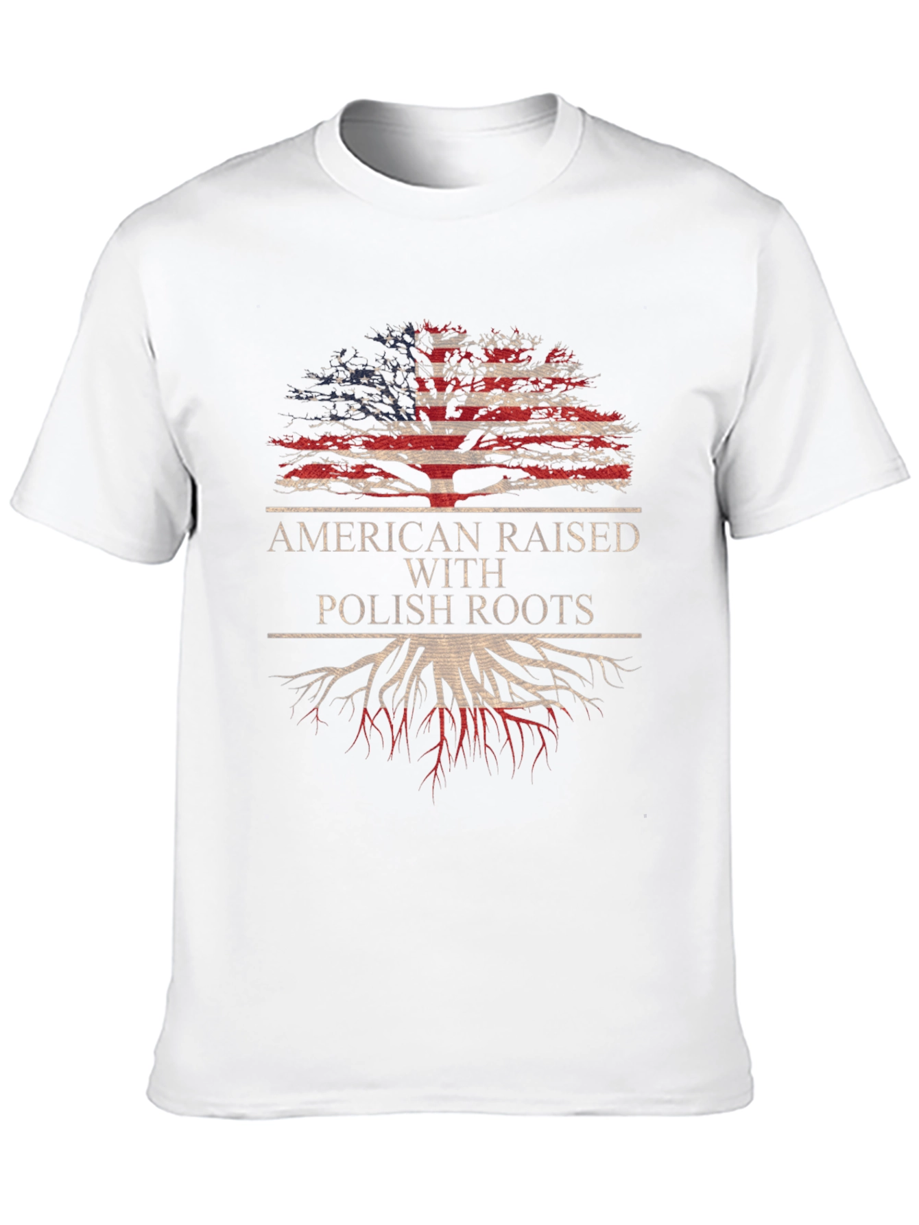 American Raised with Polish Roots Tee