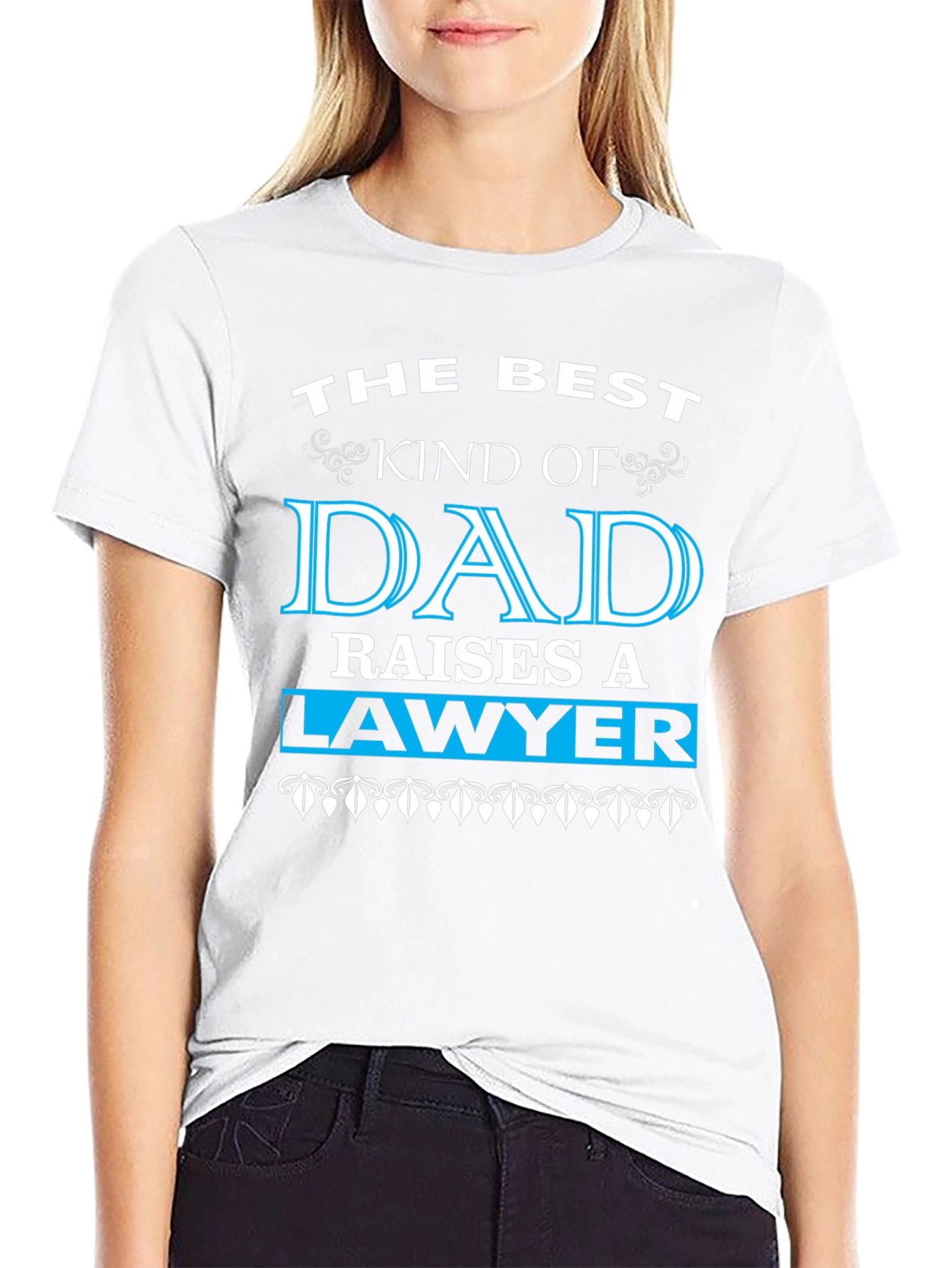 Best Kind of Dad Raises a Lawyer Graphic Tee