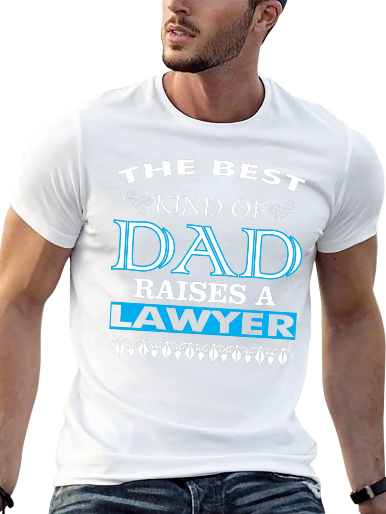 Best Kind of Dad Raises a Lawyer Graphic Tee