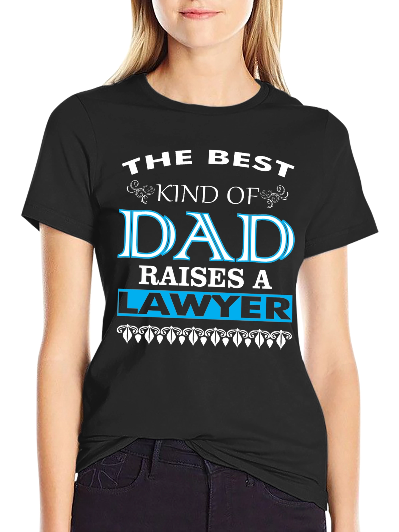 Best Kind of Dad Raises a Lawyer Graphic Tee