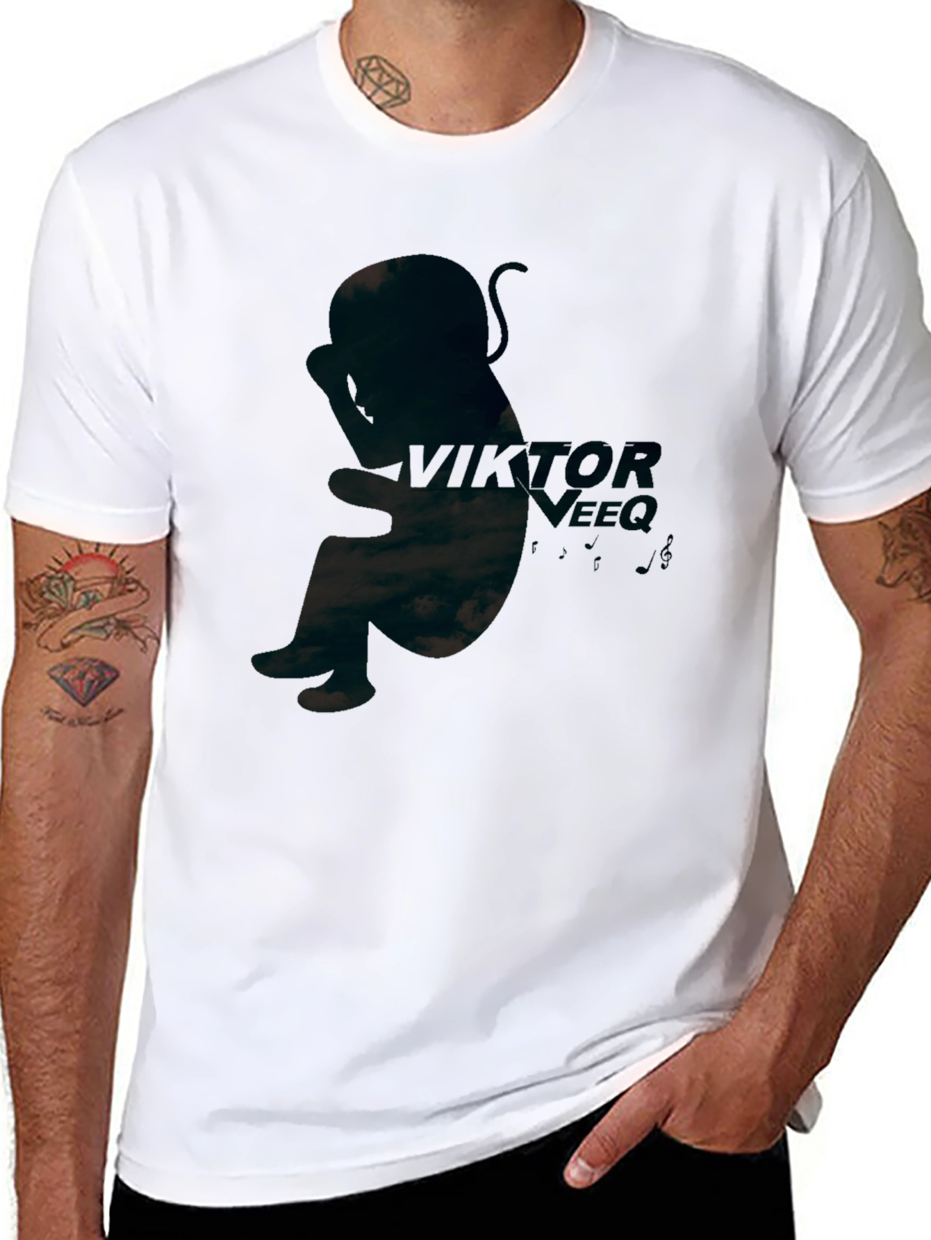 Viktor Veeq Graphic Black T-Shirt