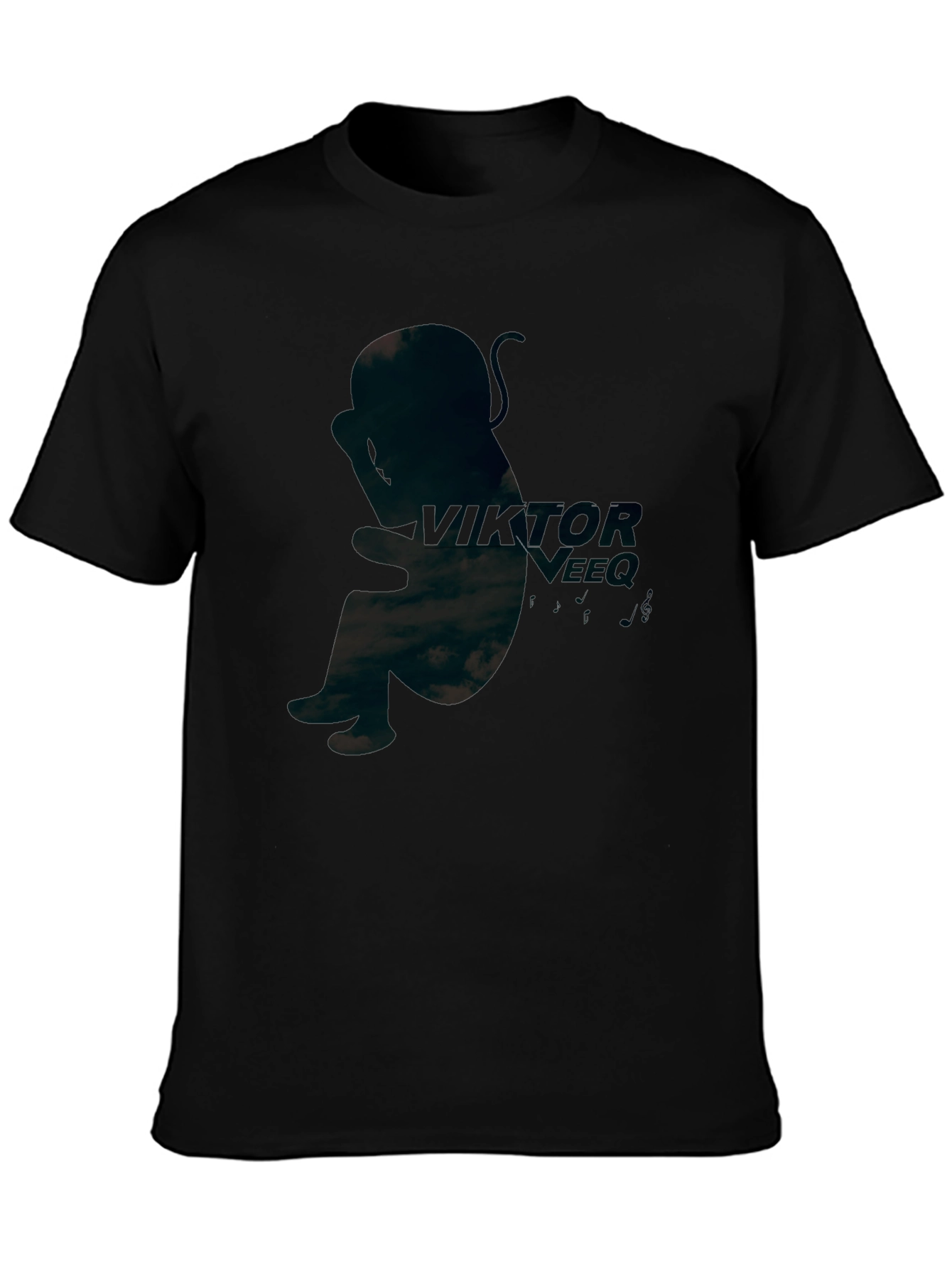 Viktor Veeq Graphic Black T-Shirt