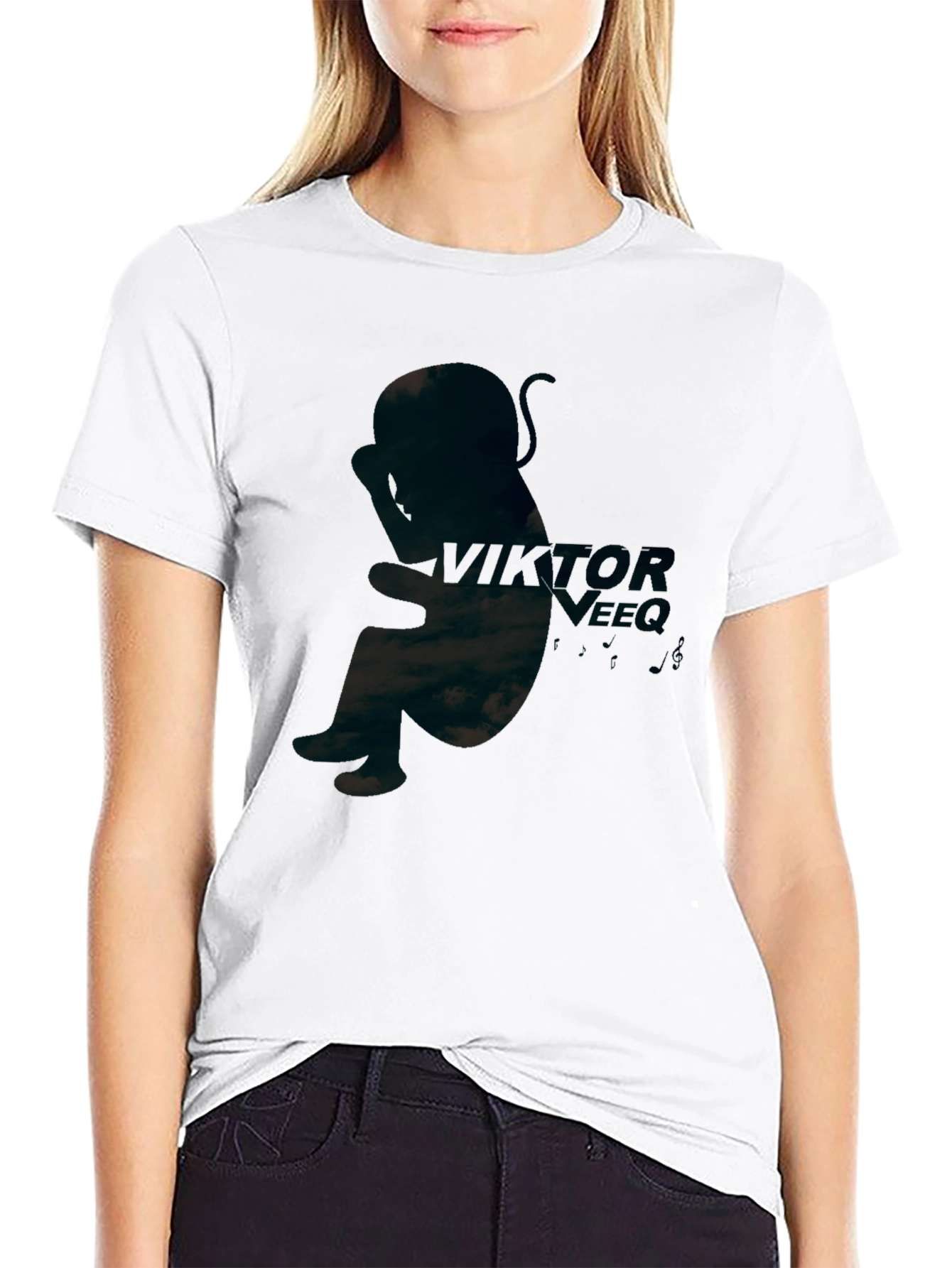 Viktor Veeq Graphic Black T-Shirt