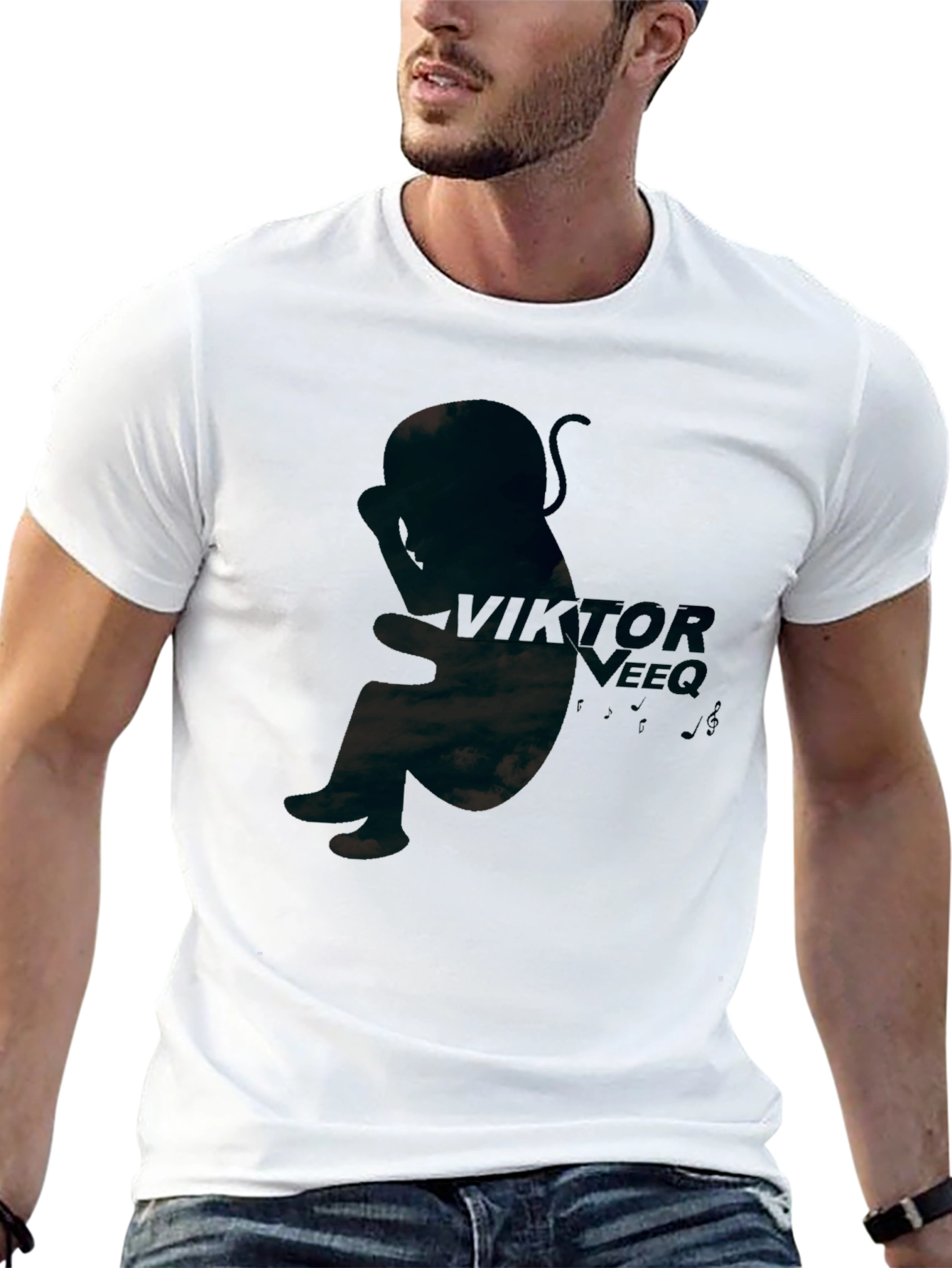 Viktor Veeq Graphic Black T-Shirt