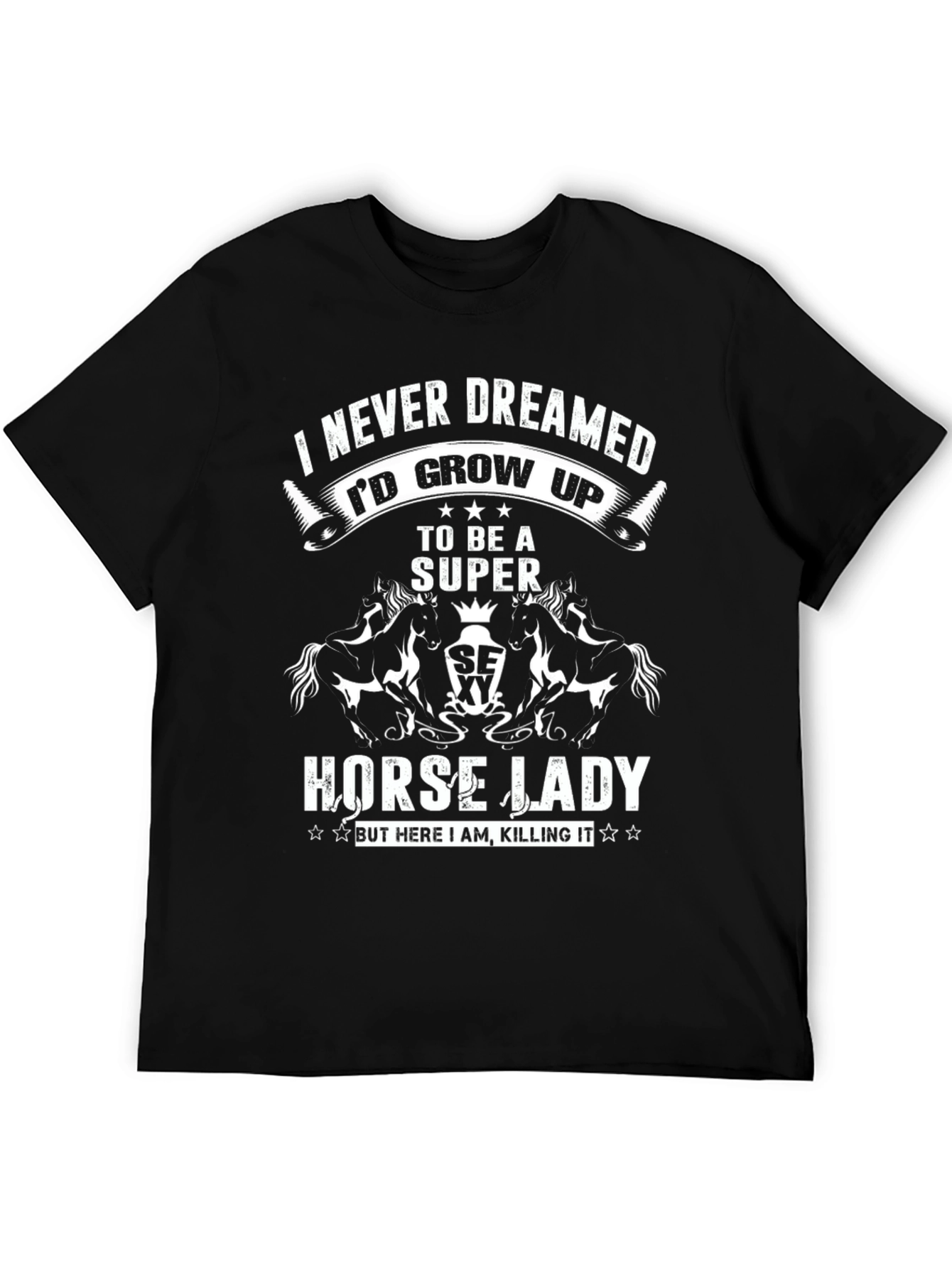 Super Horse Lady Graphic Tee