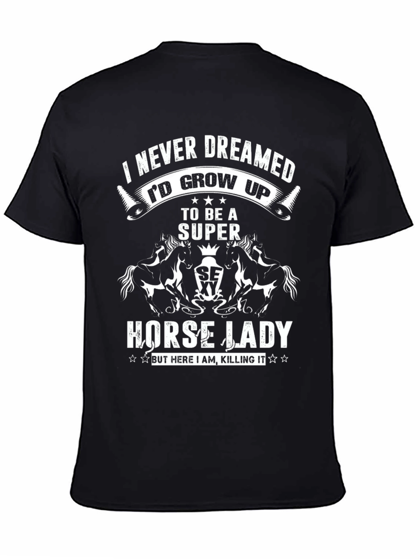 Super Horse Lady Graphic Tee