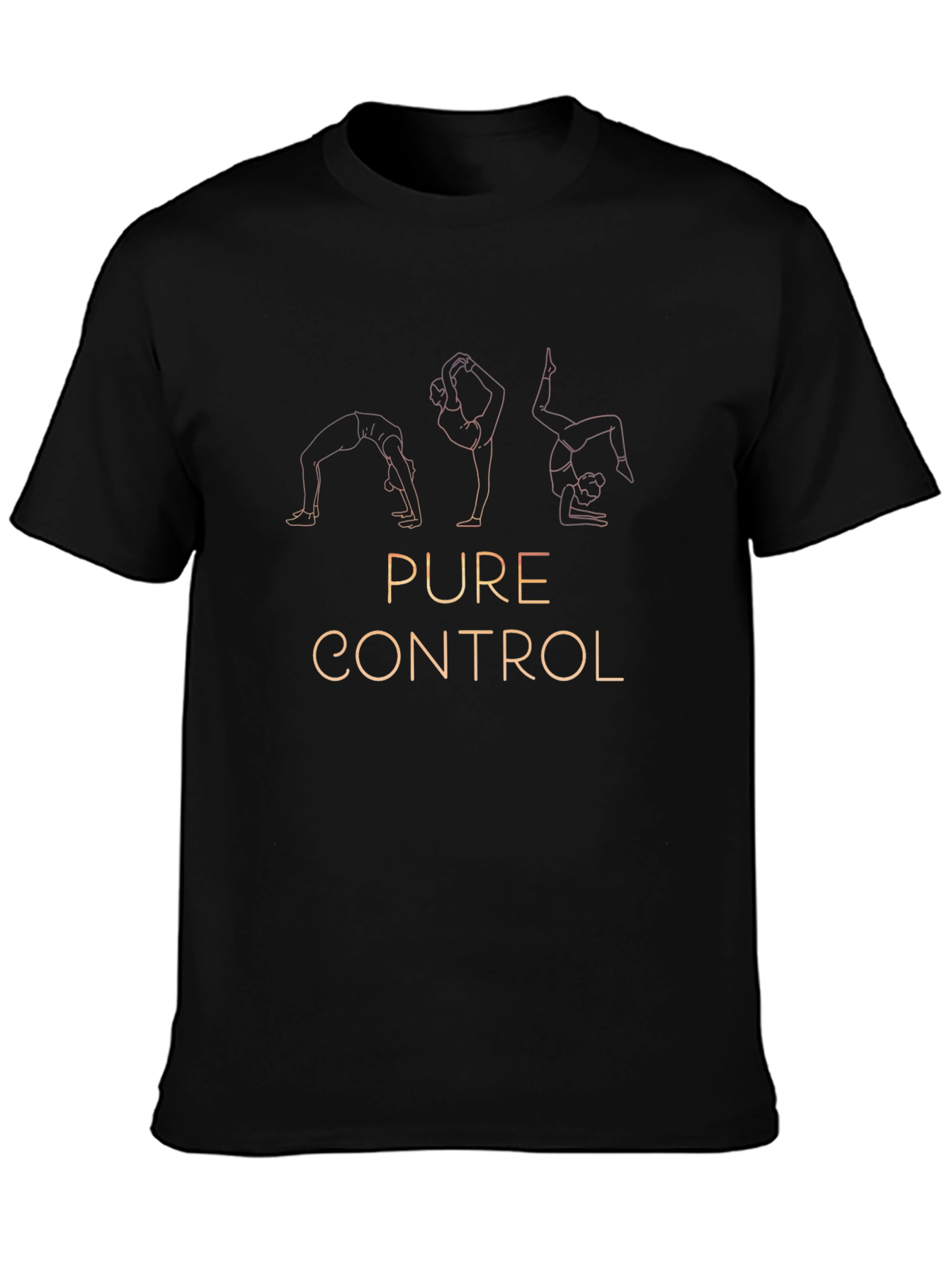 Pure Control Yoga Graphic Tee - Black
