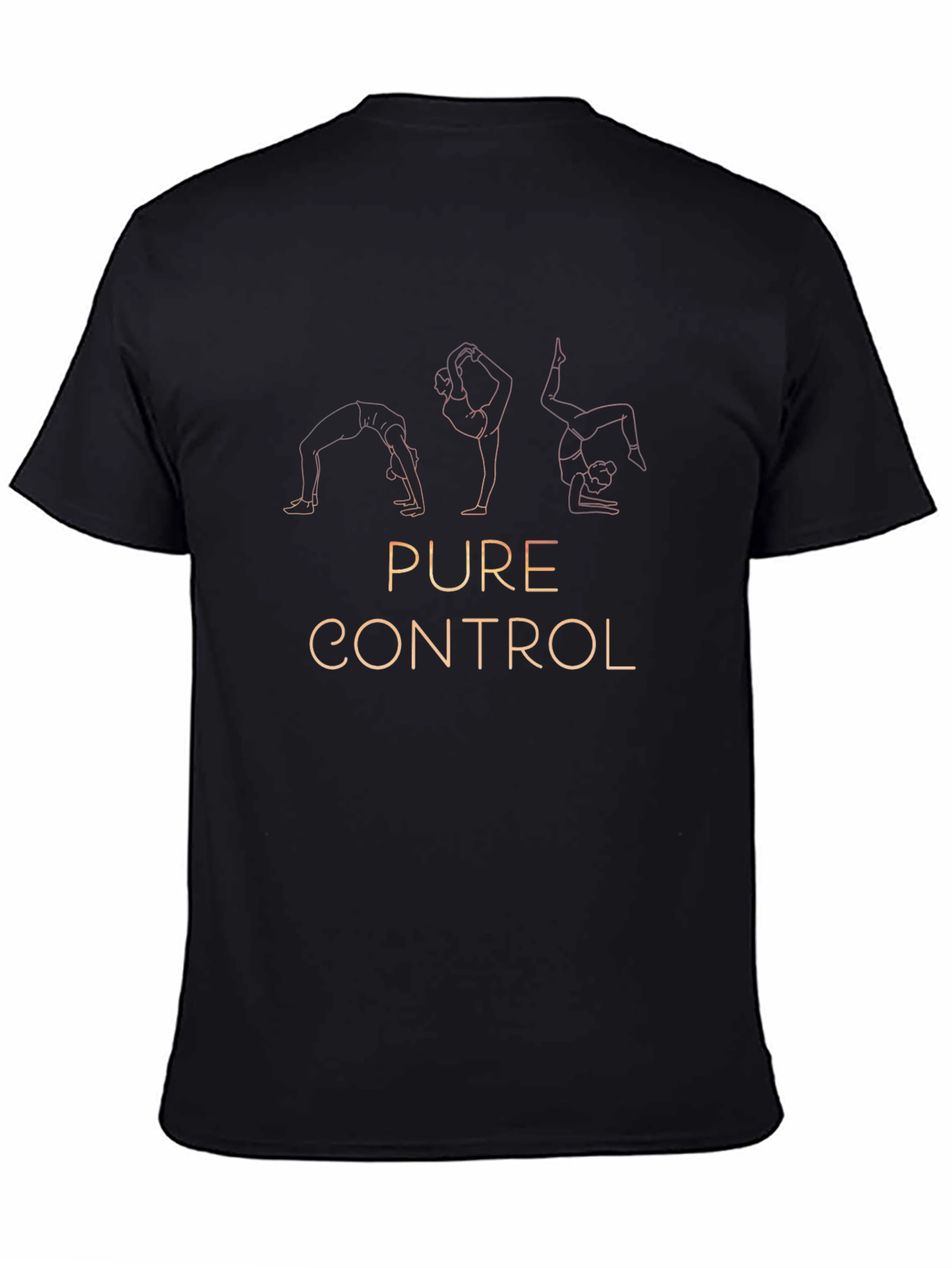 Pure Control Yoga Graphic Tee - Black