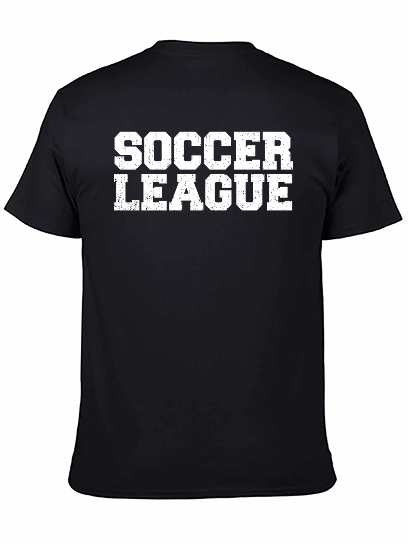 Soccer League Graphic T-Shirt - Black