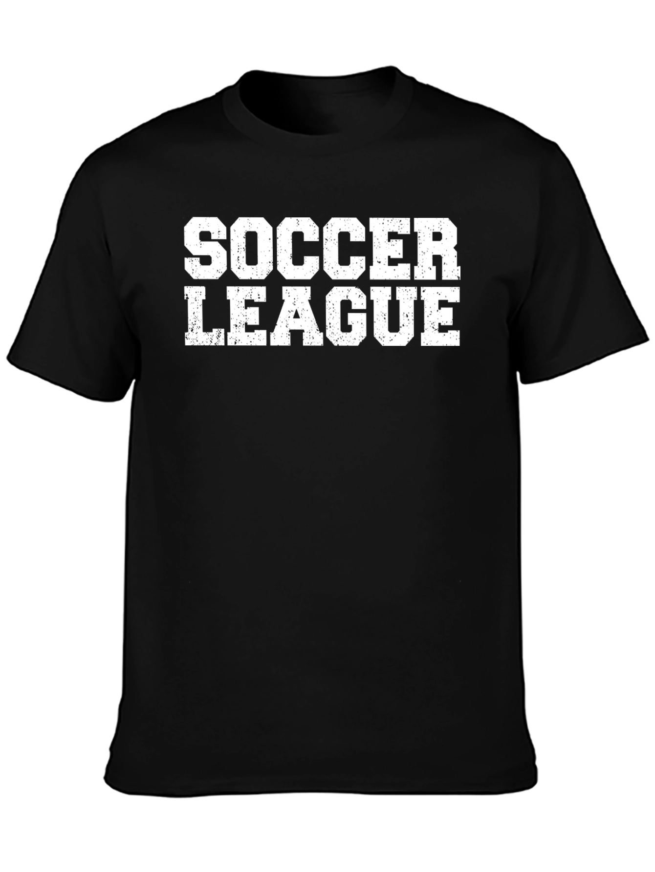 Soccer League Graphic T-Shirt - Black